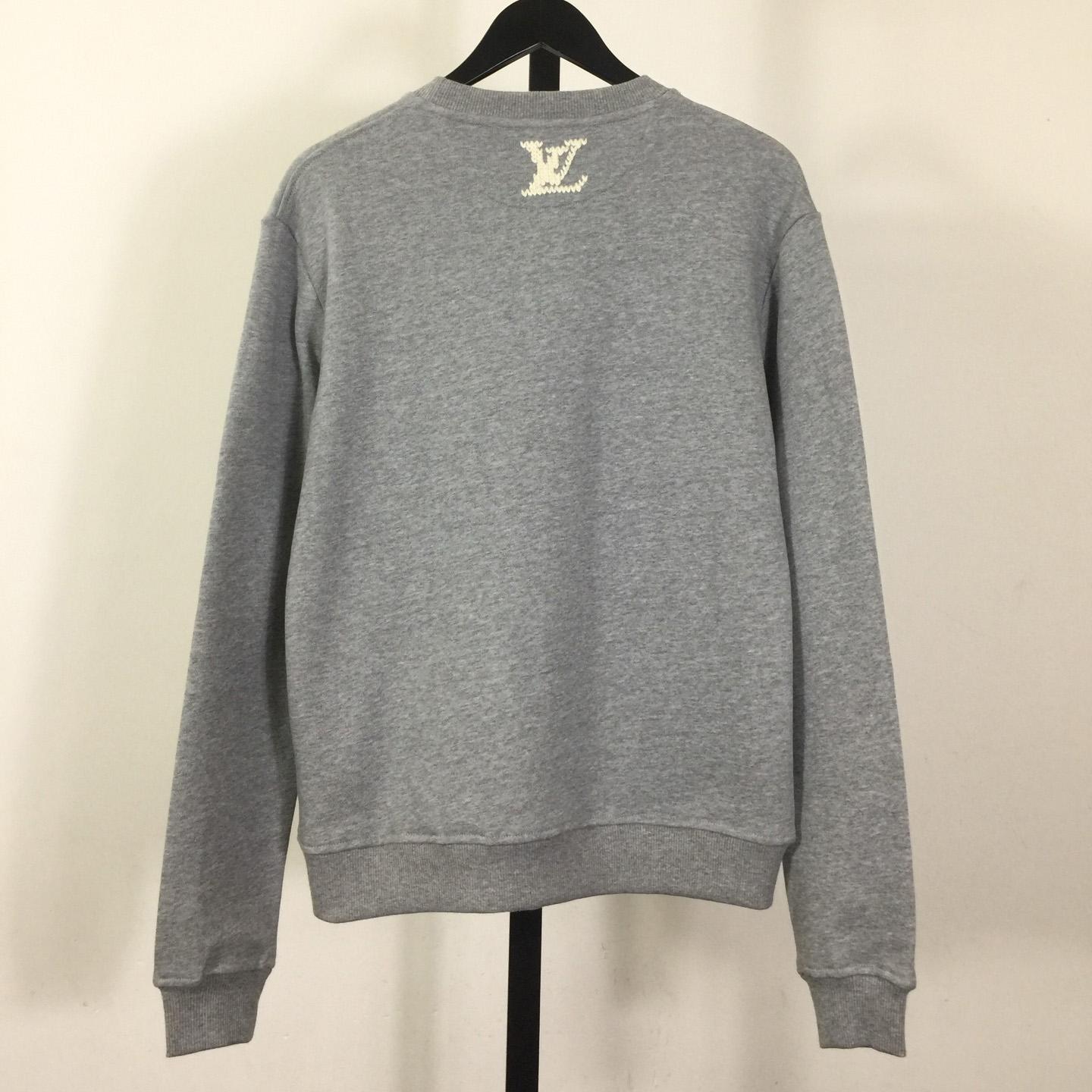 Louis Vuitton Embroidered Signature Sweatshirt  1AIKCO - DesignerGu