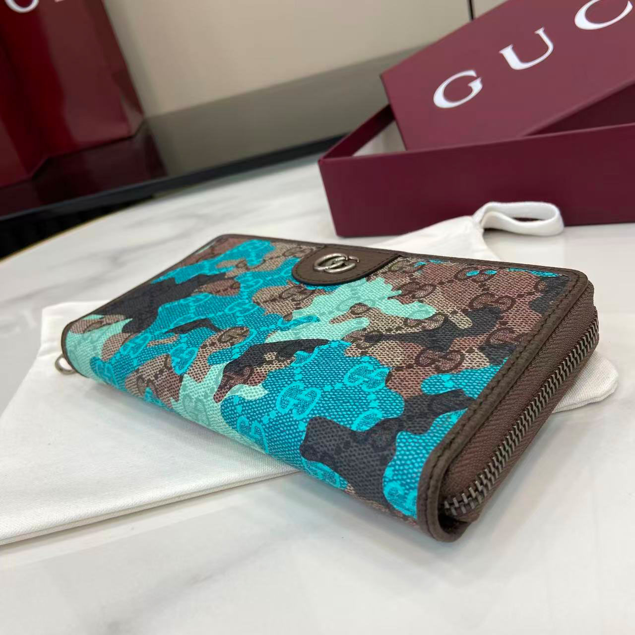 Gucci GG zip-around Wallet 834694 - DesignerGu