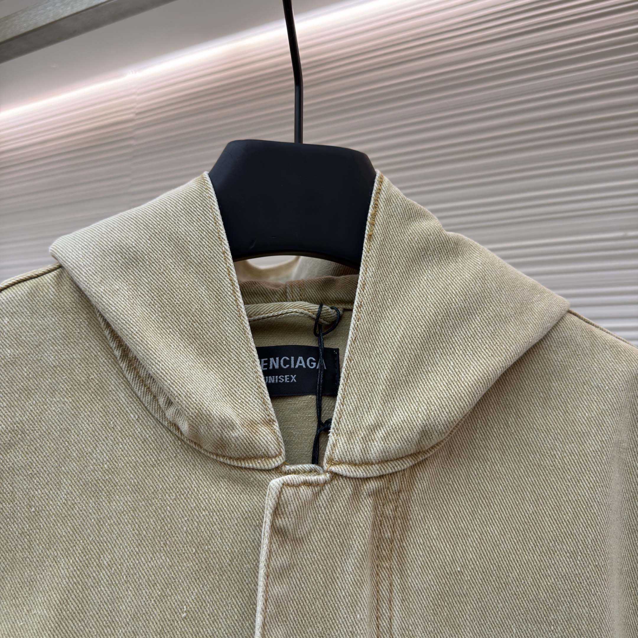 Balenciaga Zipped-pocket Long-sleeves Denim Jacket - DesignerGu