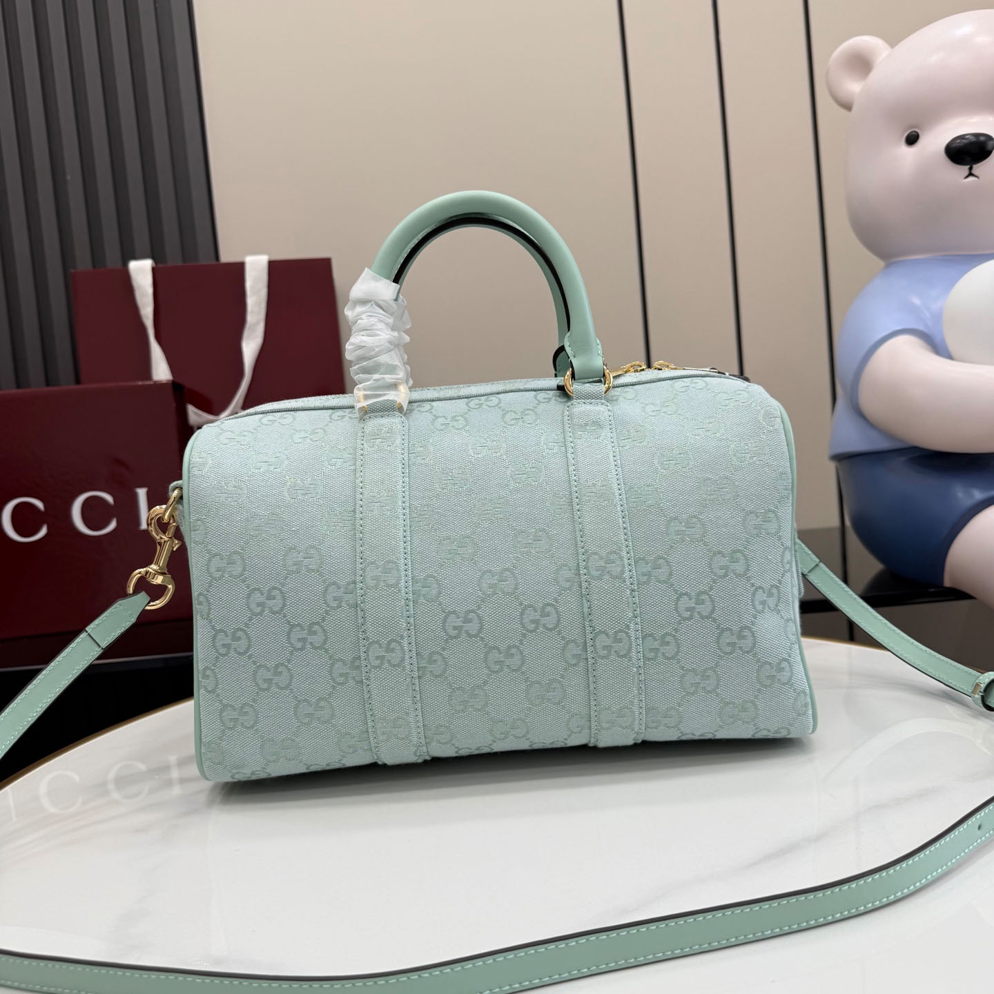 Gucci Ophidia Medium Boston Bag 857595 - DesignerGu