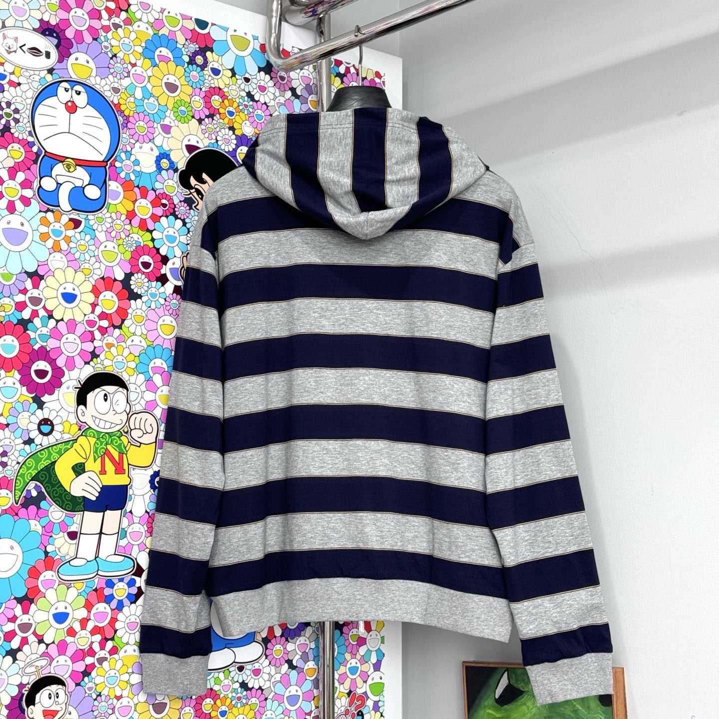 Miu Miu Striped Jersey hHodie - DesignerGu