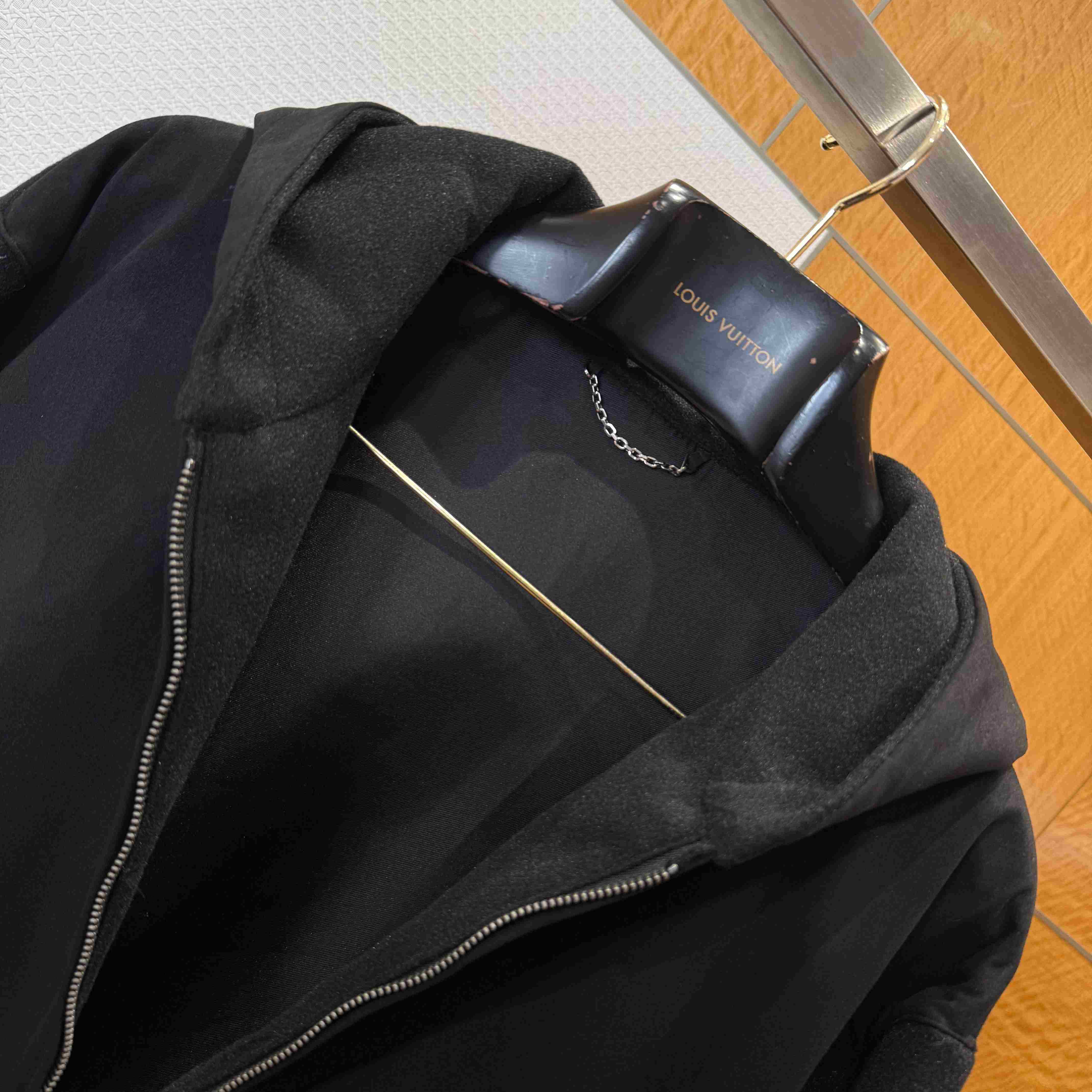 Louis Vuitton Leather Mix Hooded Blouson 1AJSN8 - DesignerGu