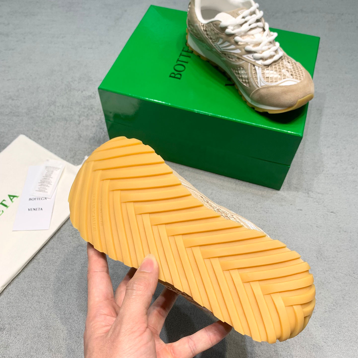 Bottega Veneta Orbit Sneaker - DesignerGu