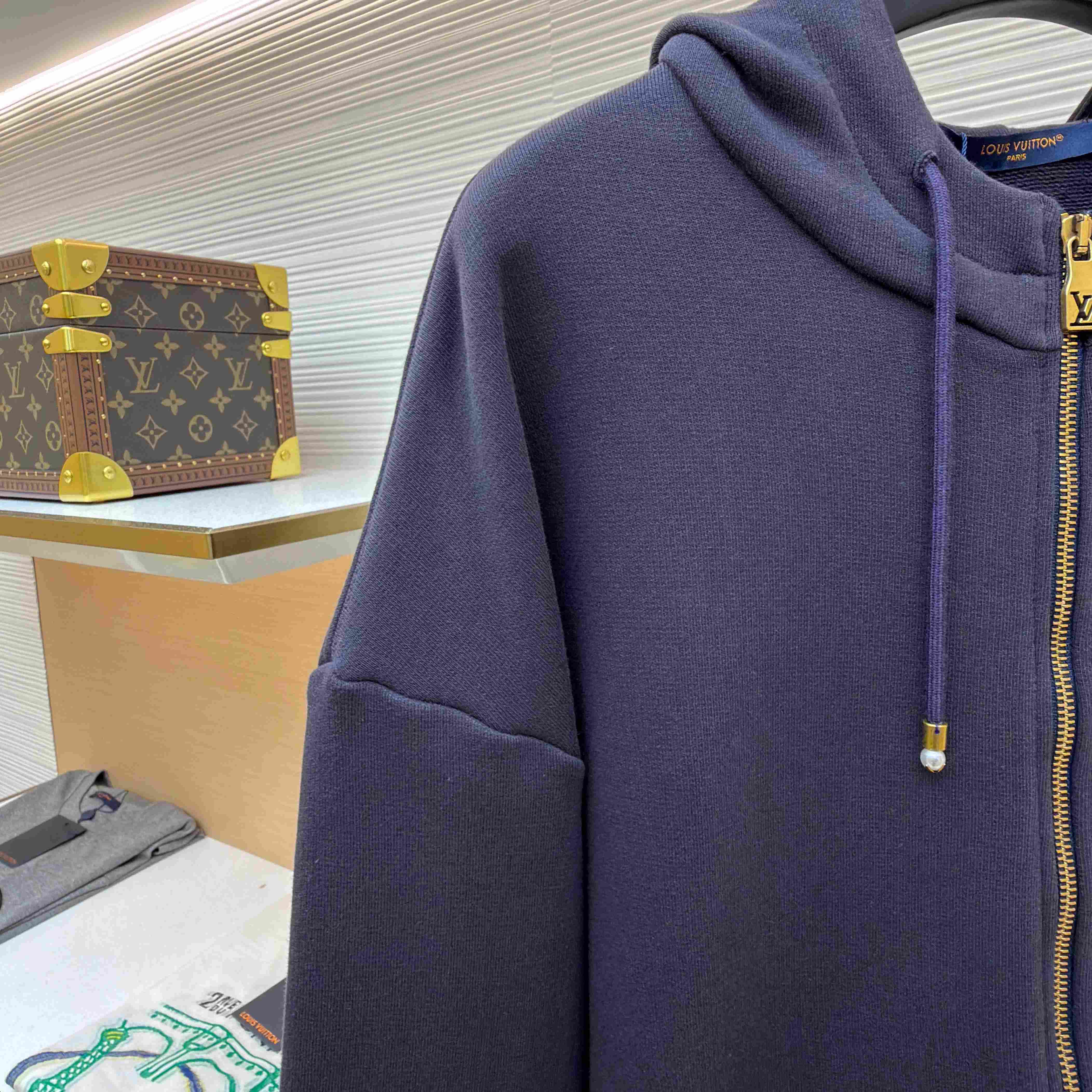 Louis Vuitton Vintage Zipped Hooded Blouson 1AJUP8 - DesignerGu