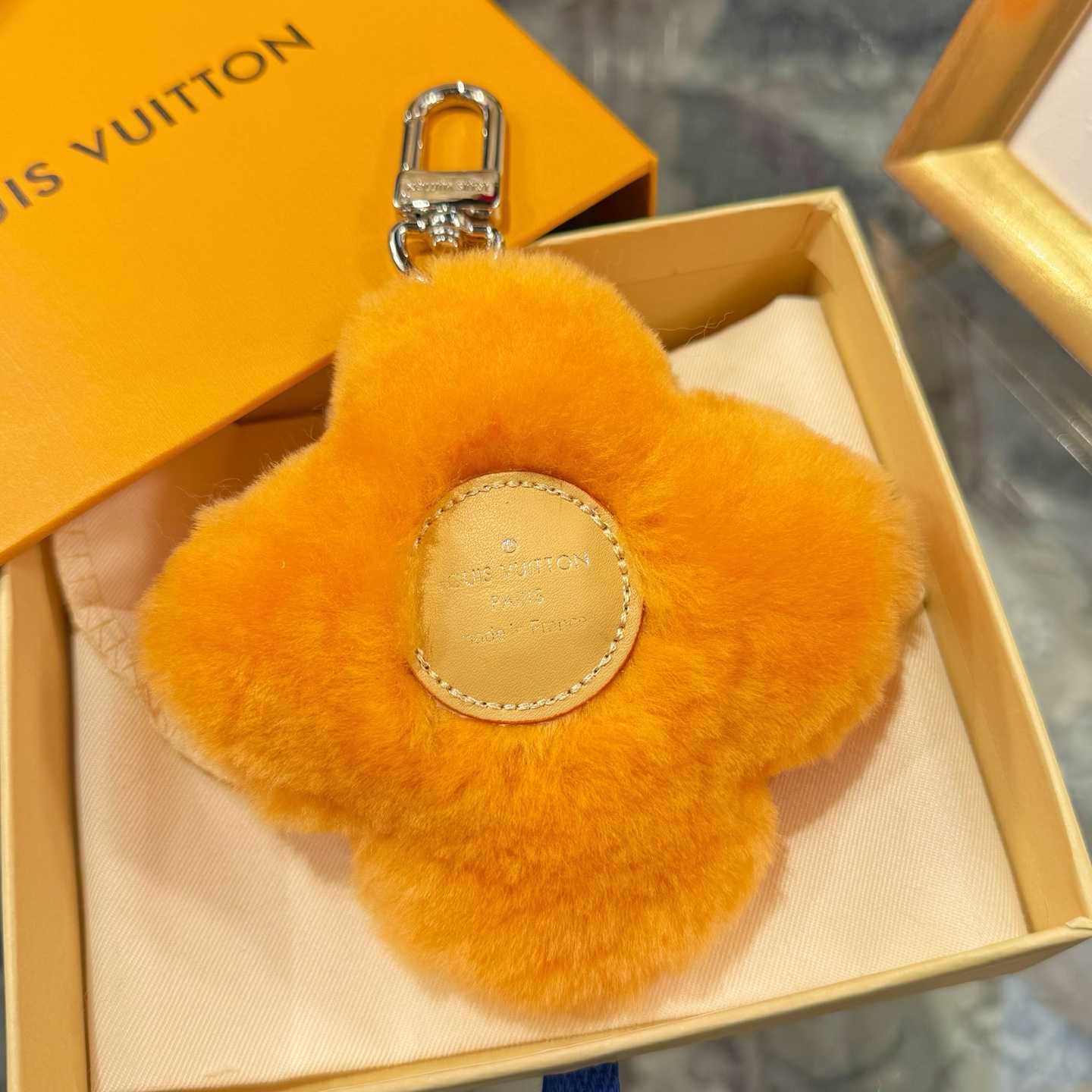 Louis Vuitton Vivienne Shearling Bag Charm   - DesignerGu