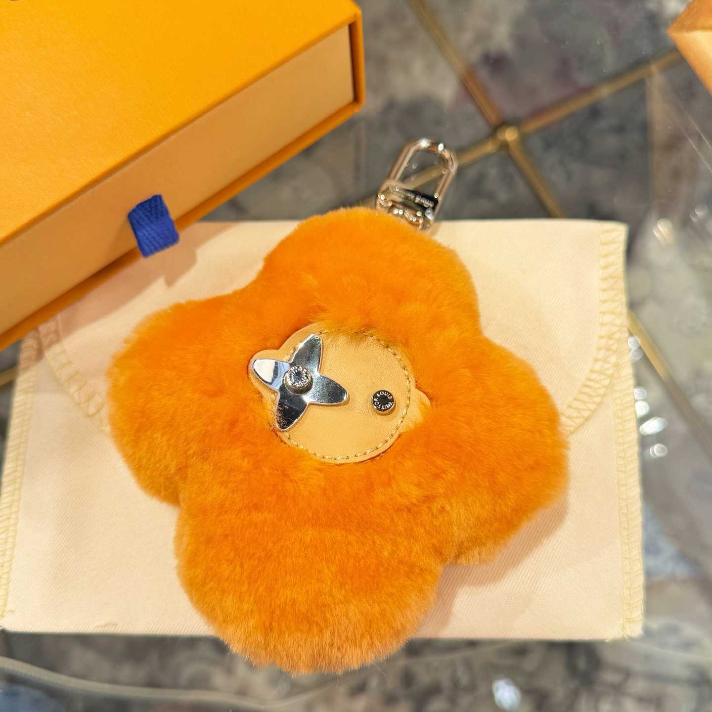 Louis Vuitton Vivienne Shearling Bag Charm   - DesignerGu