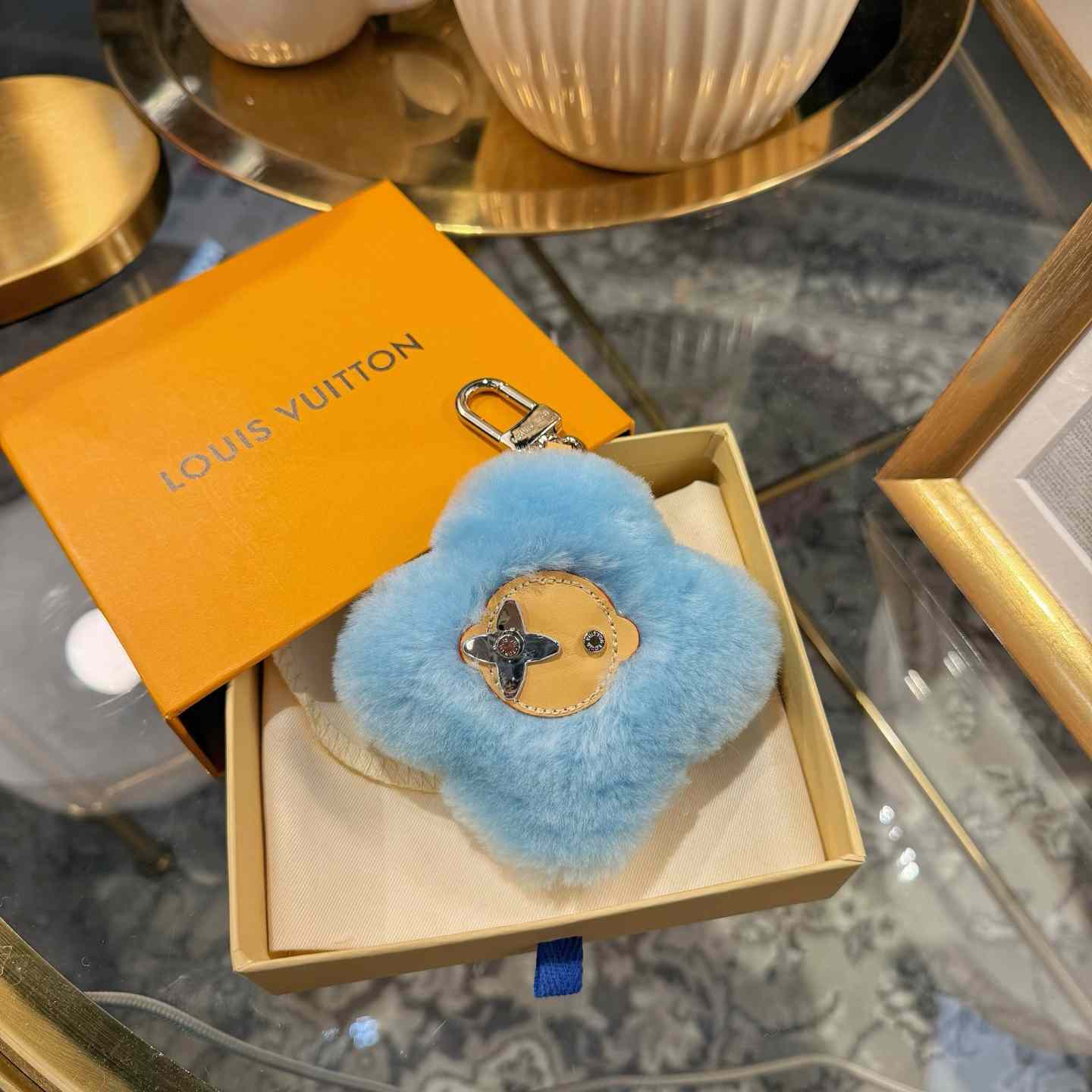 Louis Vuitton Vivienne Shearling Bag Charm   - DesignerGu