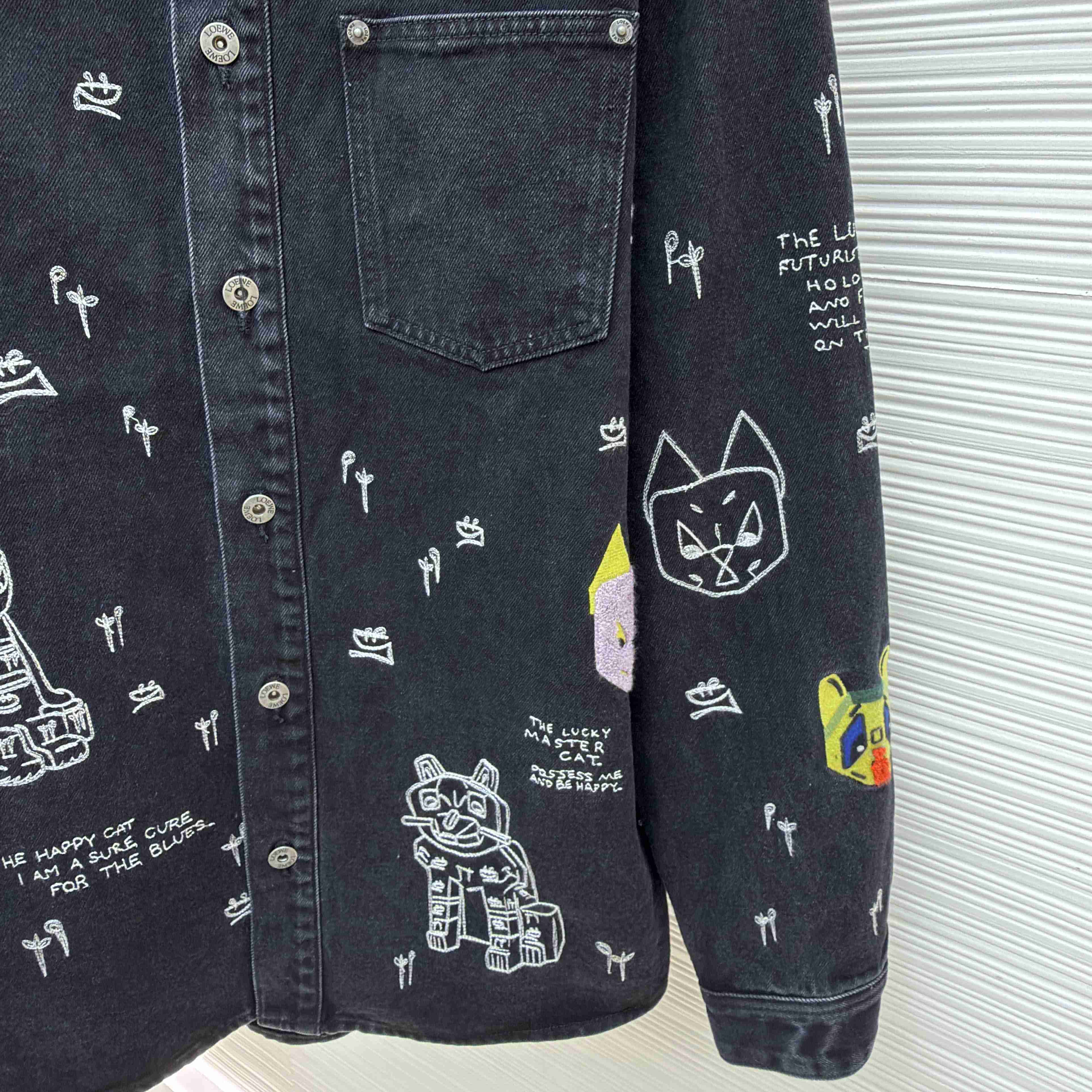 Loewe Overshirt In Denim - DesignerGu