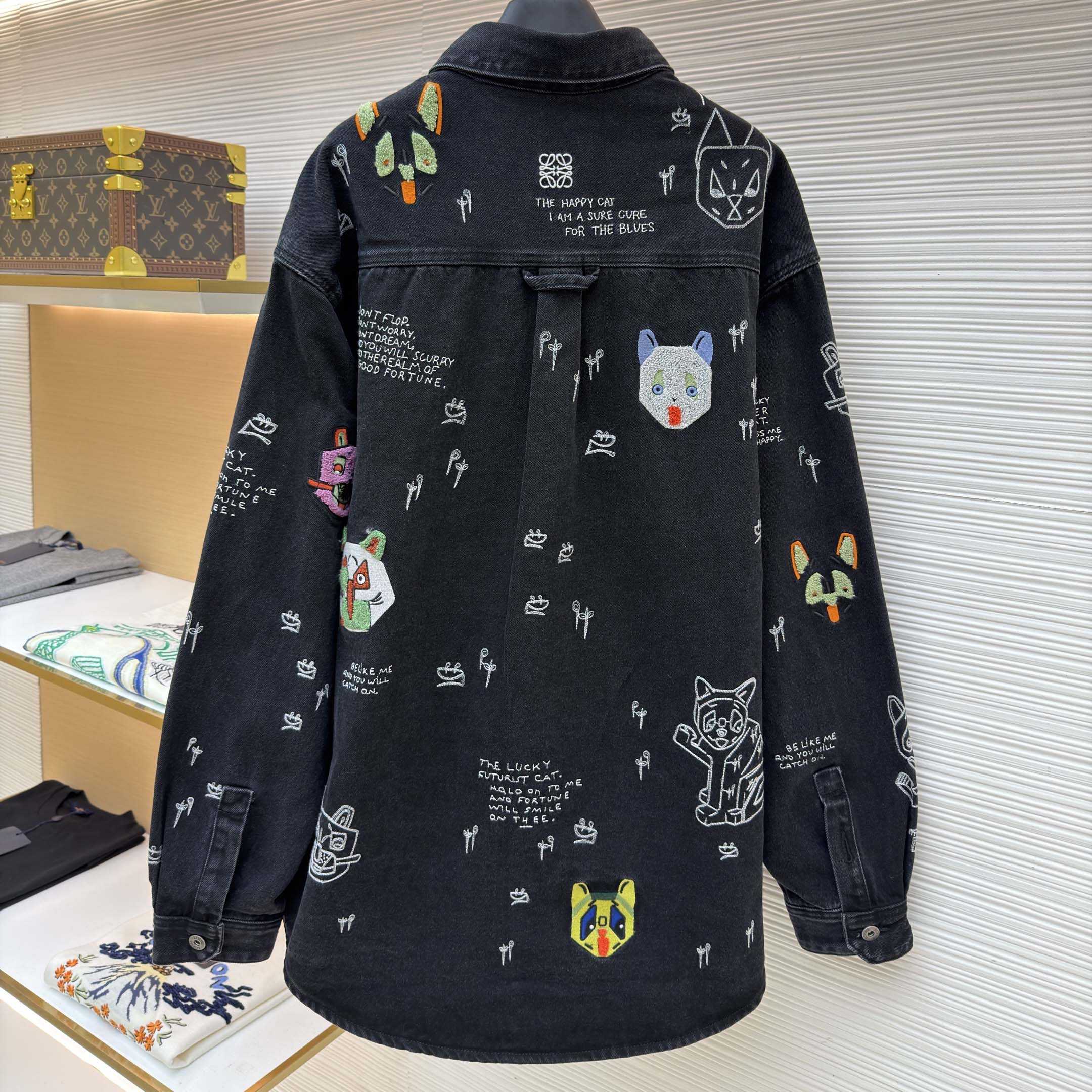 Loewe Overshirt In Denim - DesignerGu