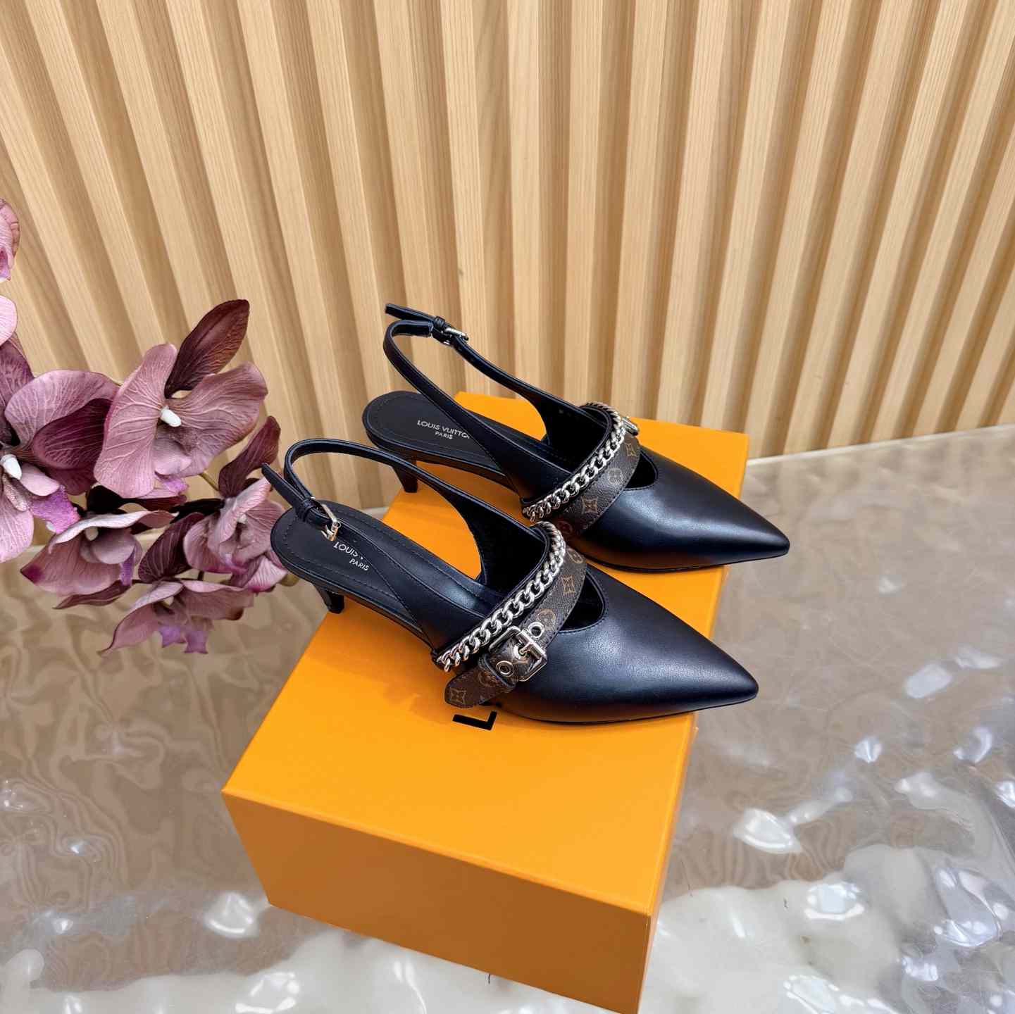 Louis Vuitton LV Vibe Slingback Pump - DesignerGu