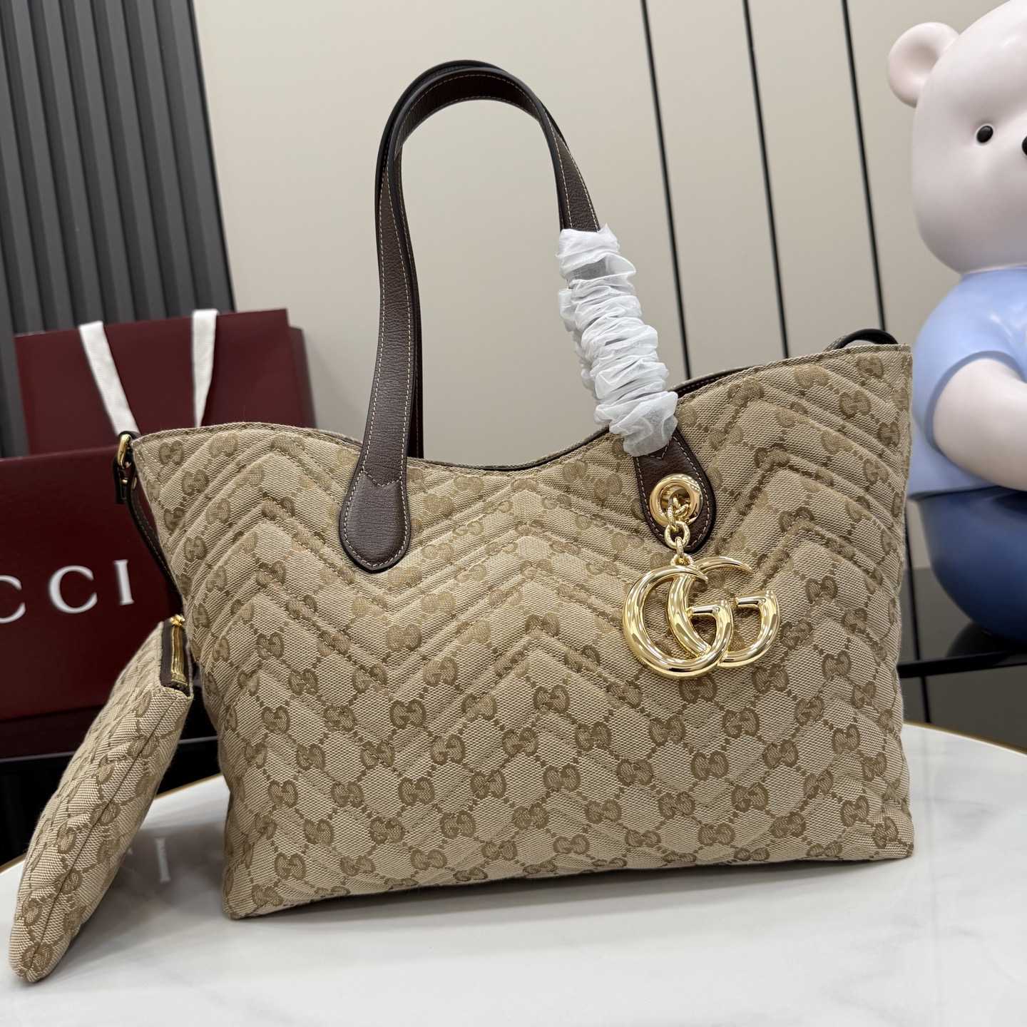 Gucci GG Marmont Medium Tote Bag - DesignerGu