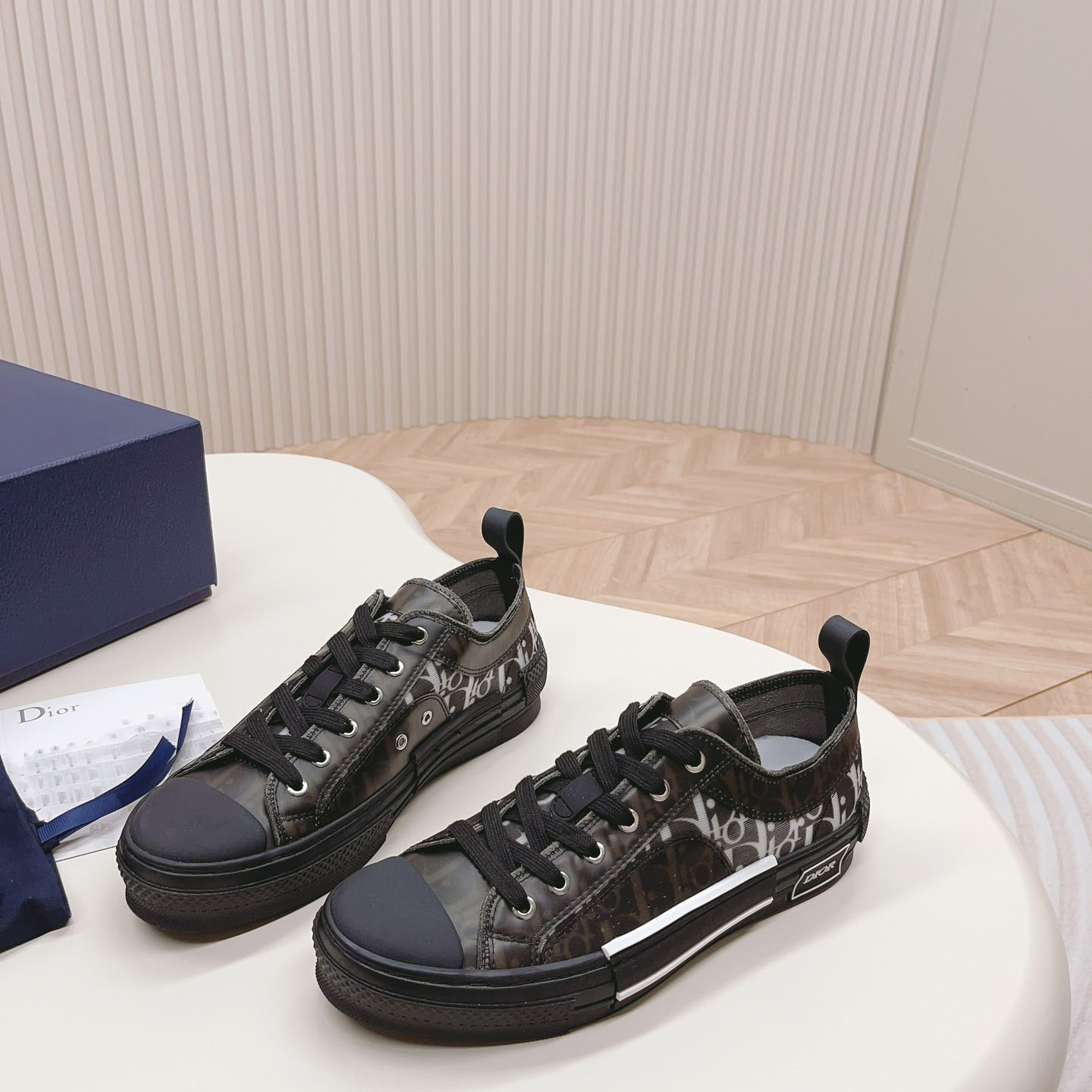 Dior B23 Low 'Dior Oblique - Black' - DesignerGu