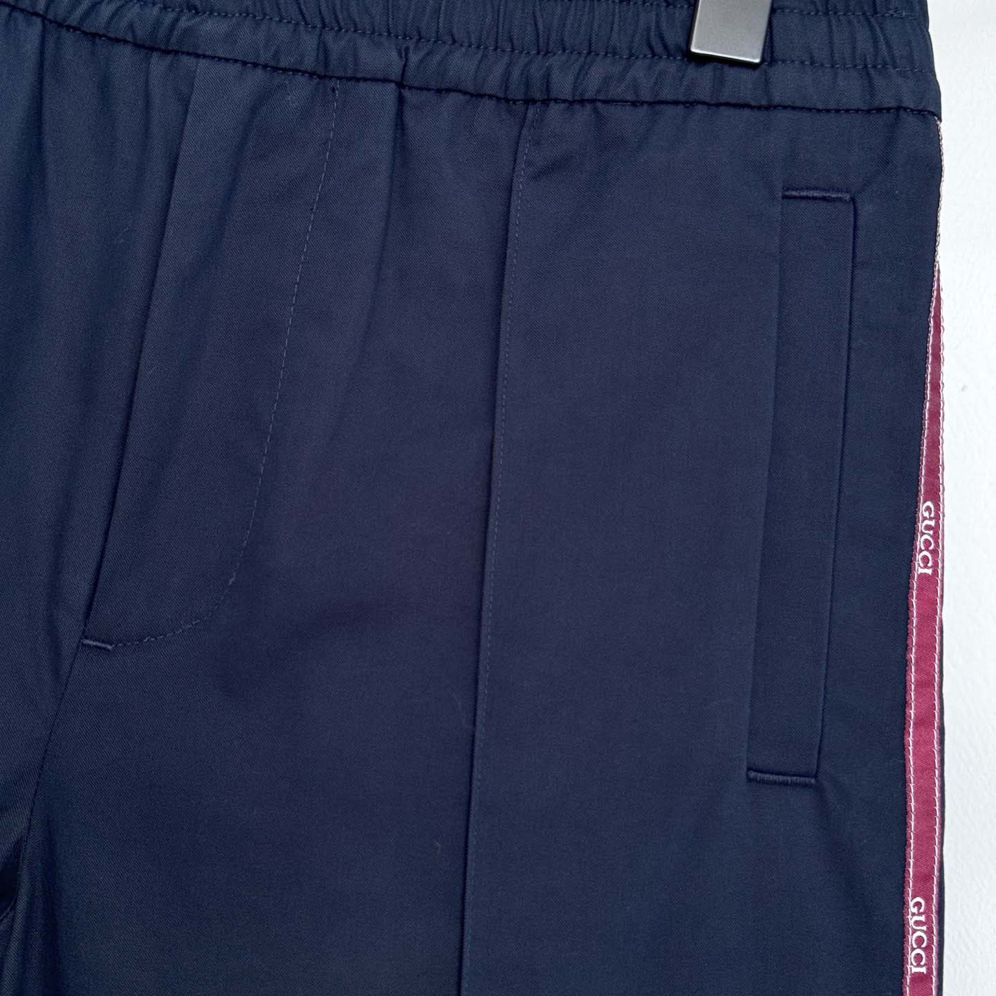 Gucci Selvedge Cotton Leisure Trousers - DesignerGu