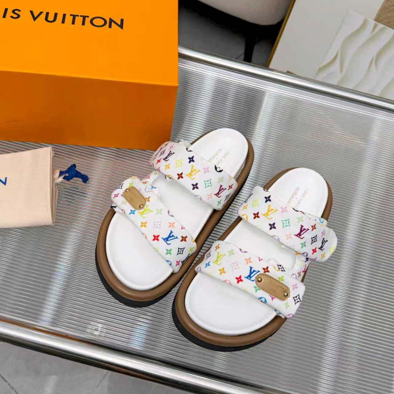 Louis Vuitton LV x TM Pool Pillow Comfort Mule   1AJNEW - DesignerGu