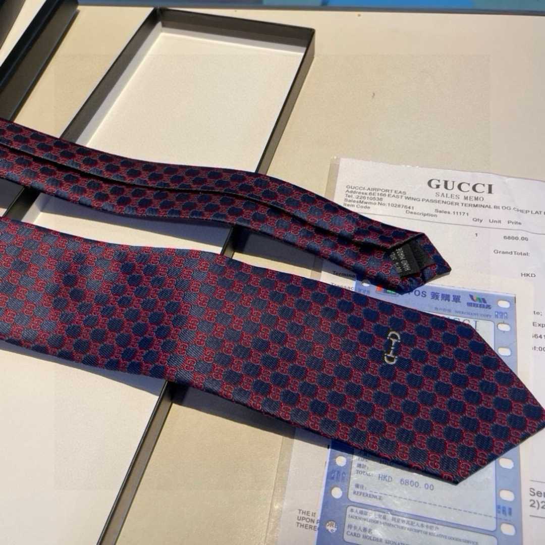 Gucci GG Silk Jacquard Tie - DesignerGu