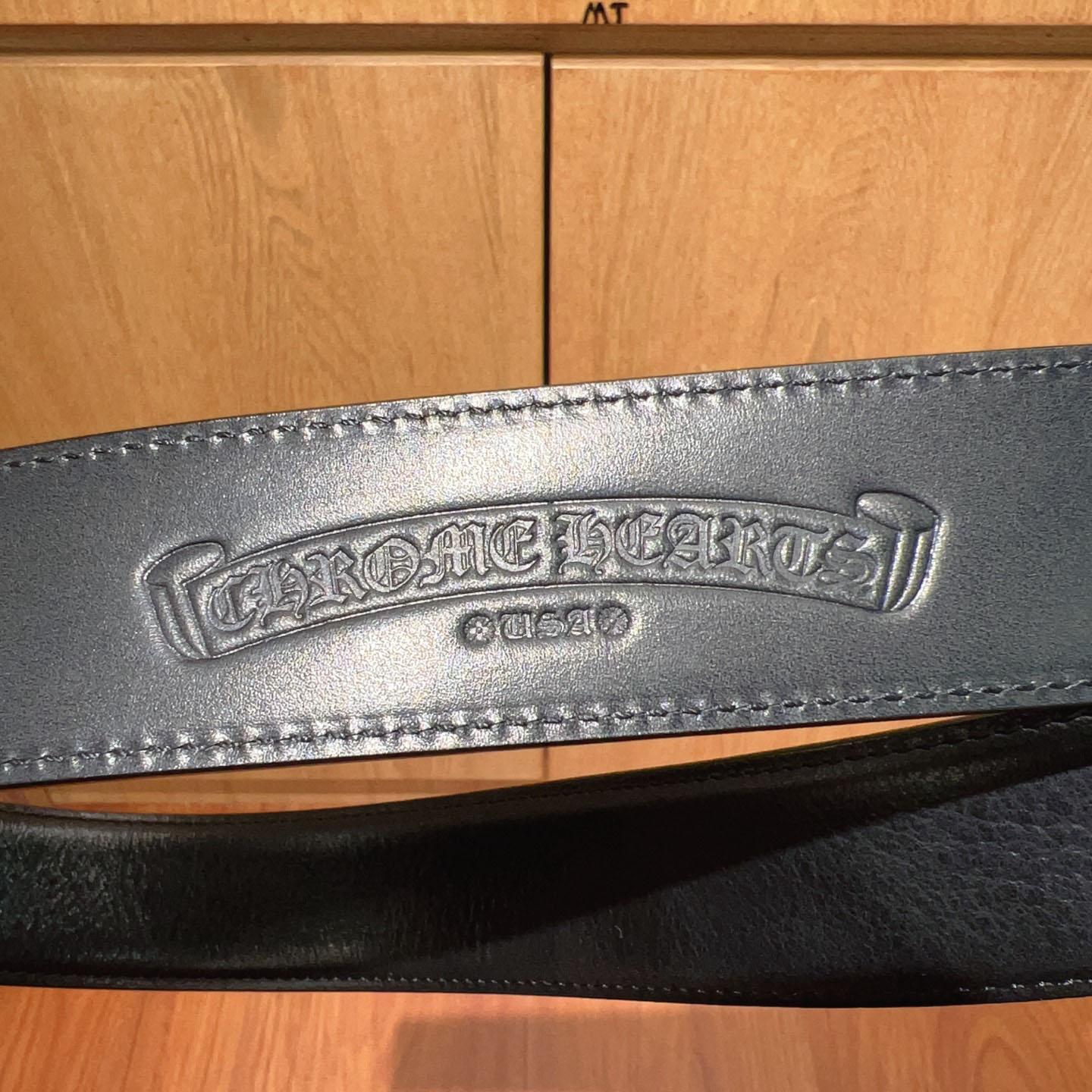 Chrome Hearts Leather Belt   - DesignerGu