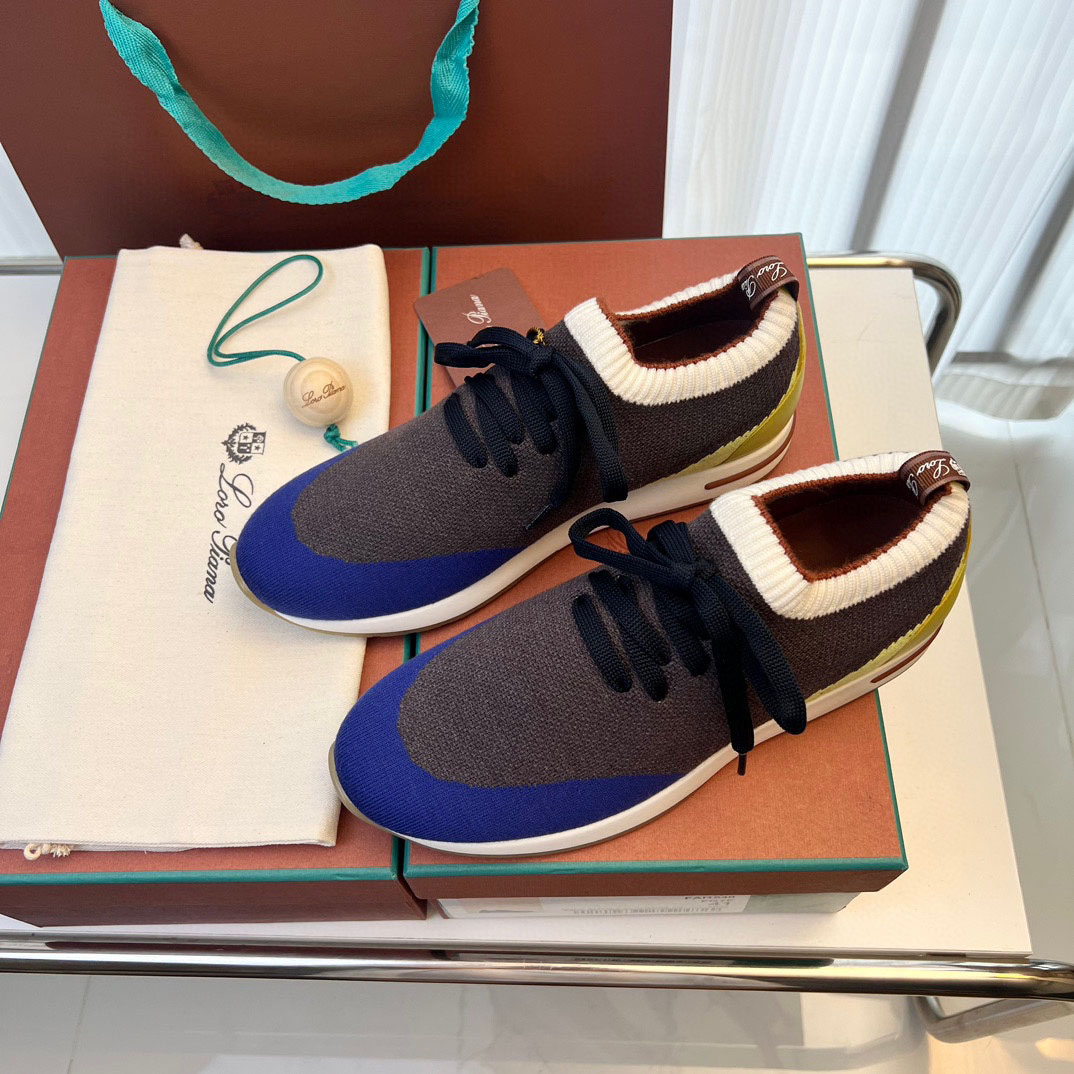 Loro Piana 360 Flexy Walk Colorama Wish Silk Sneakers - DesignerGu