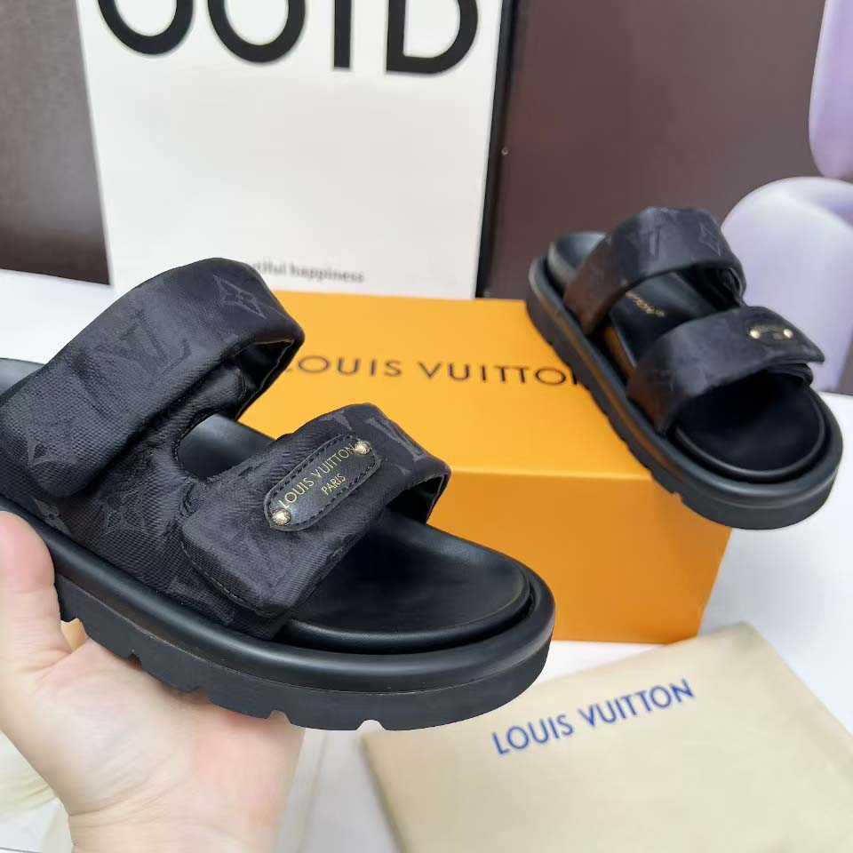 Louis Vuitton Pool Pillow Comfort Mule   1AHNQS - DesignerGu