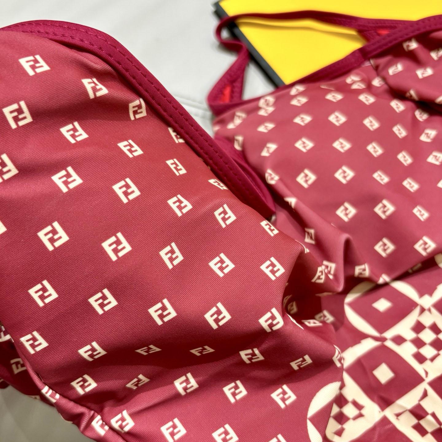 Fendi Geometric Pattern Printed Swimsuit - DesignerGu