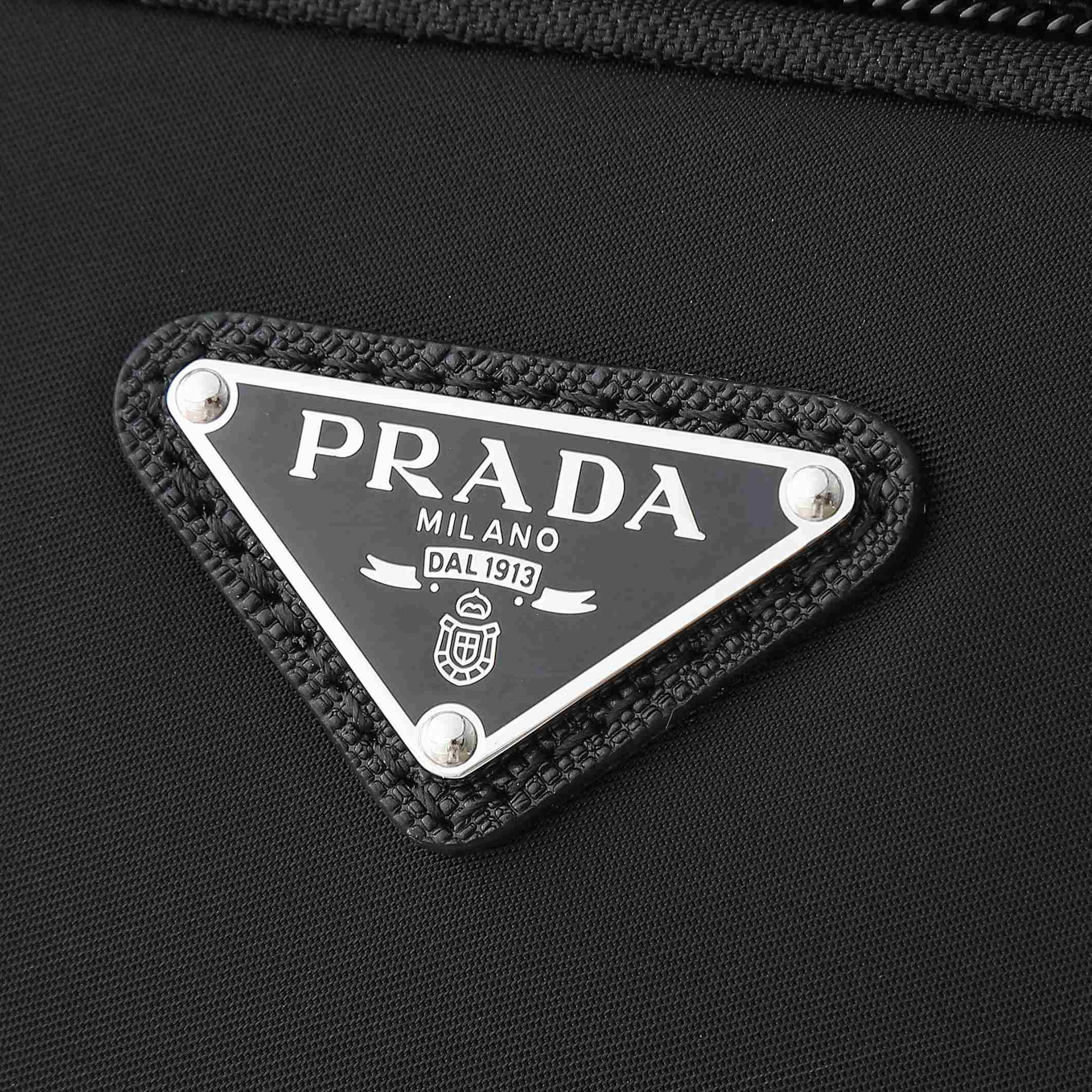 Prada Large Re-Nylon And Saffiano leather shoulder bag - DesignerGu