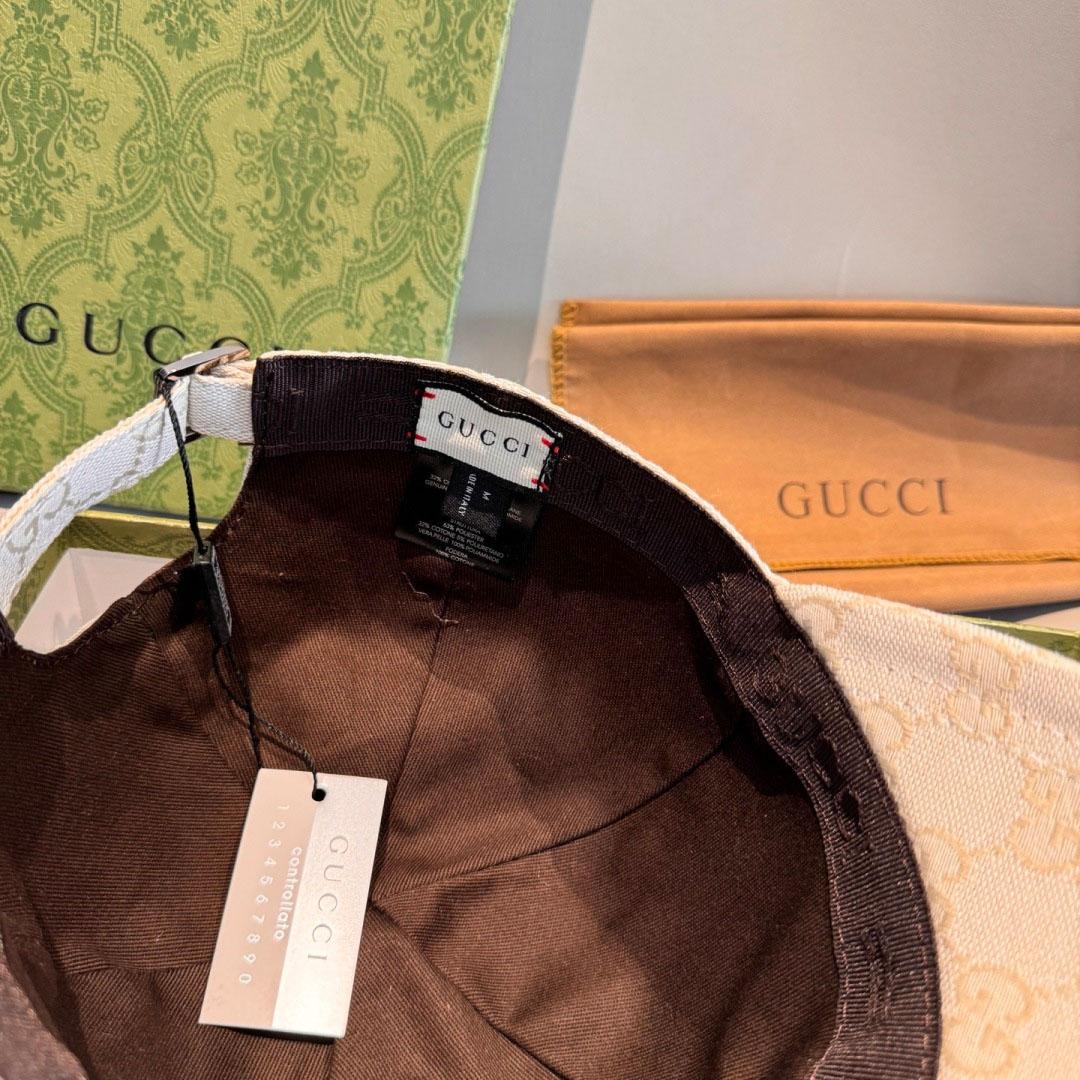 Gucci GG Canvas Baseball Hat - DesignerGu