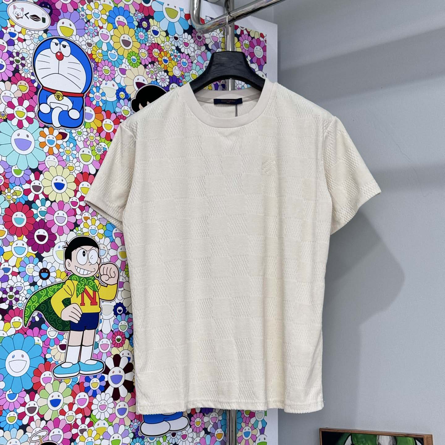 Louis Vuitton Damier French Terry Cotton T-Shirt - DesignerGu