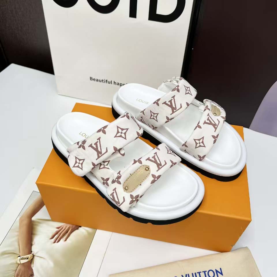 Louis Vuitton Pool Pillow Comfort Mule   1AHMDW - DesignerGu