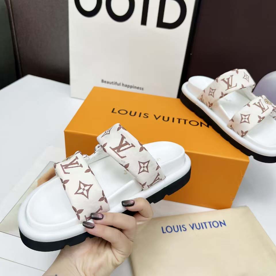 Louis Vuitton Pool Pillow Comfort Mule   1AHMDW - DesignerGu