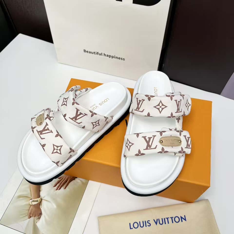 Louis Vuitton Pool Pillow Comfort Mule   1AHMDW - DesignerGu