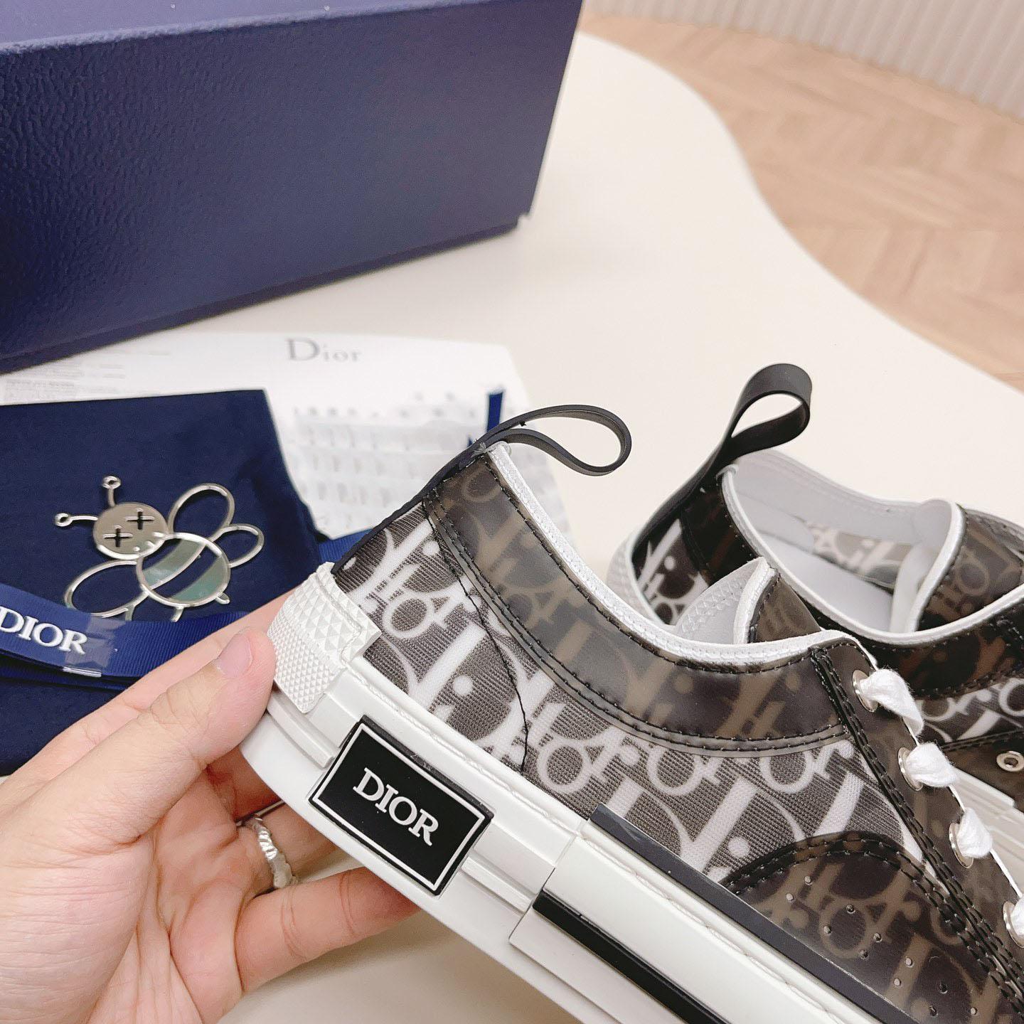 Dior B23 Low 'Dior Oblique - Charcoal' - DesignerGu