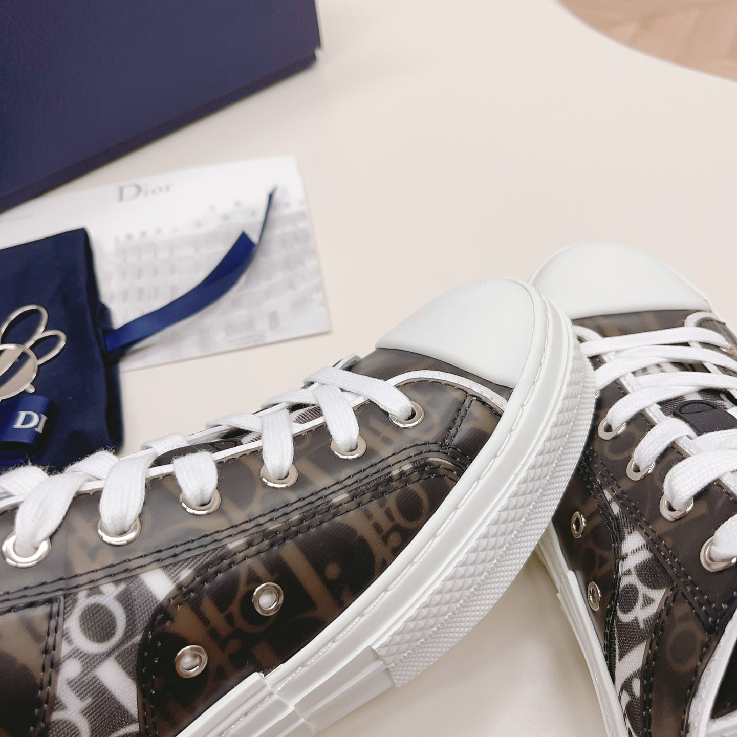 Dior B23 Low 'Dior Oblique - Charcoal' - DesignerGu