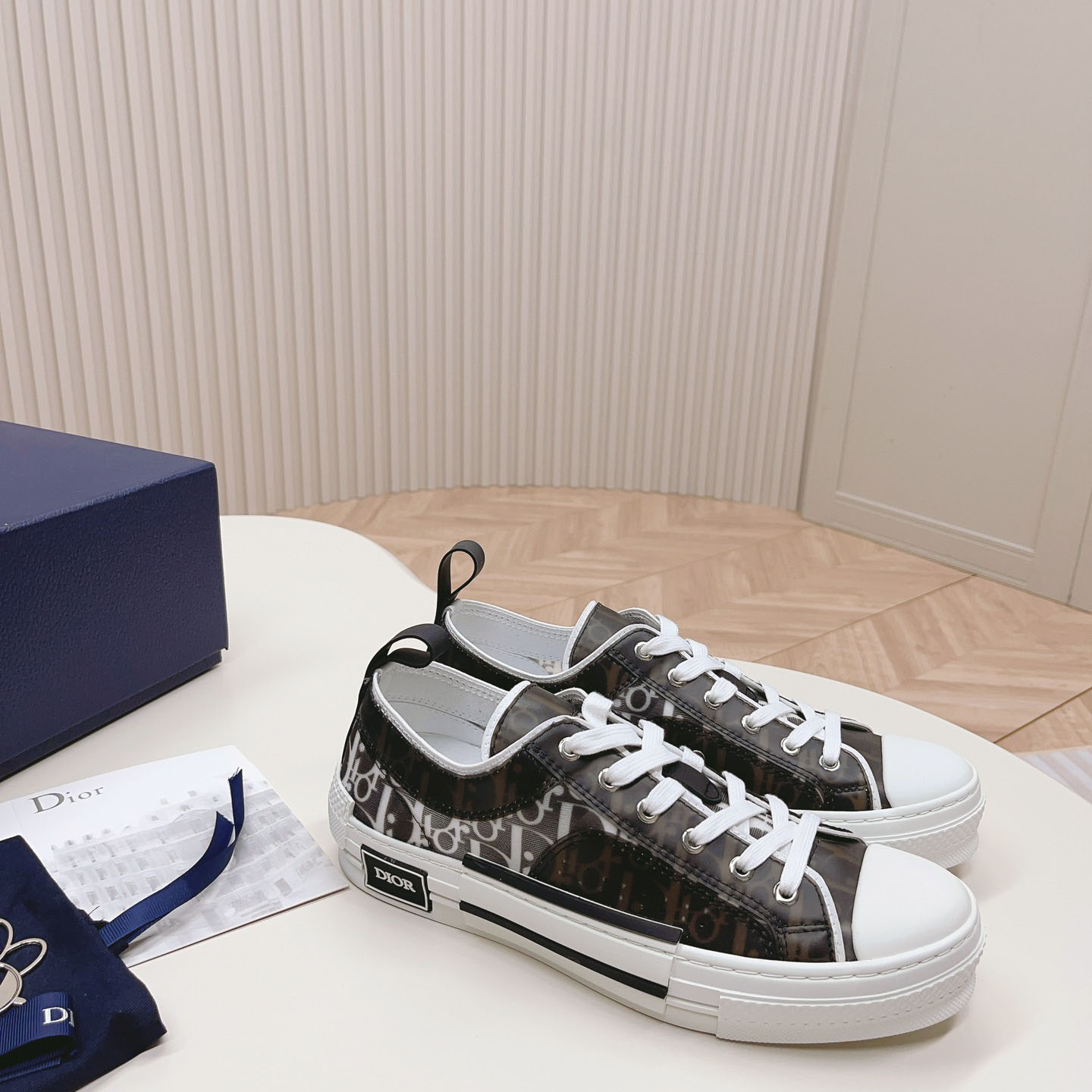 Dior B23 Low 'Dior Oblique - Charcoal' - DesignerGu