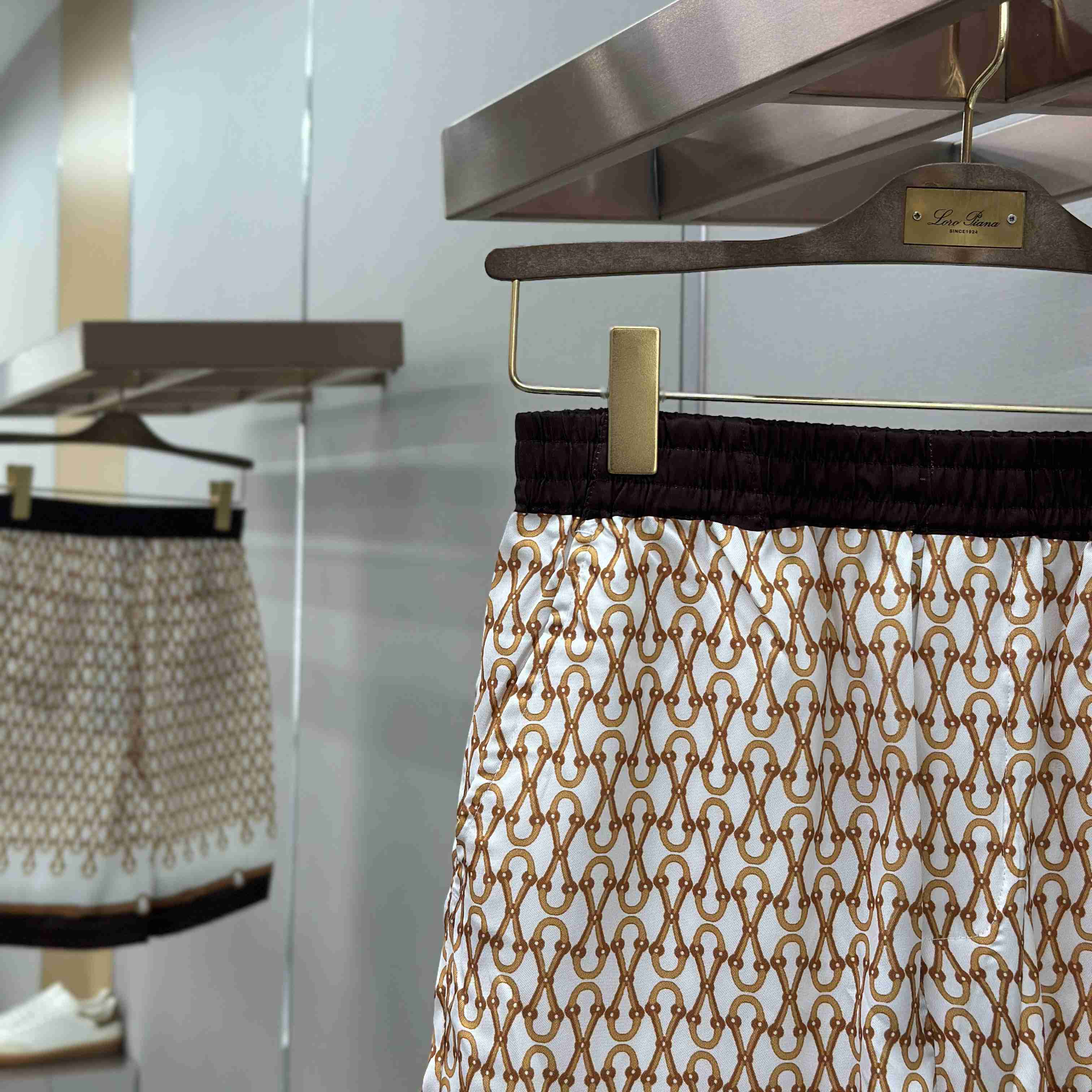 Gucci Printed Silk Twill Shorts - DesignerGu