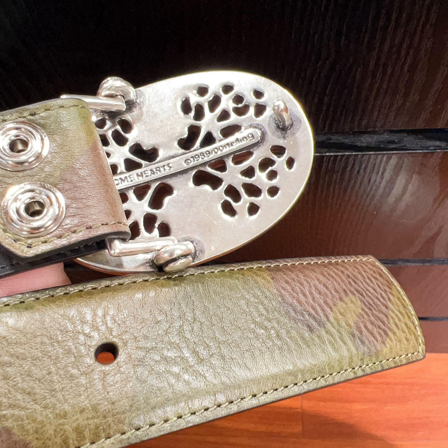 Chrome Hearts Leather Belt   - DesignerGu