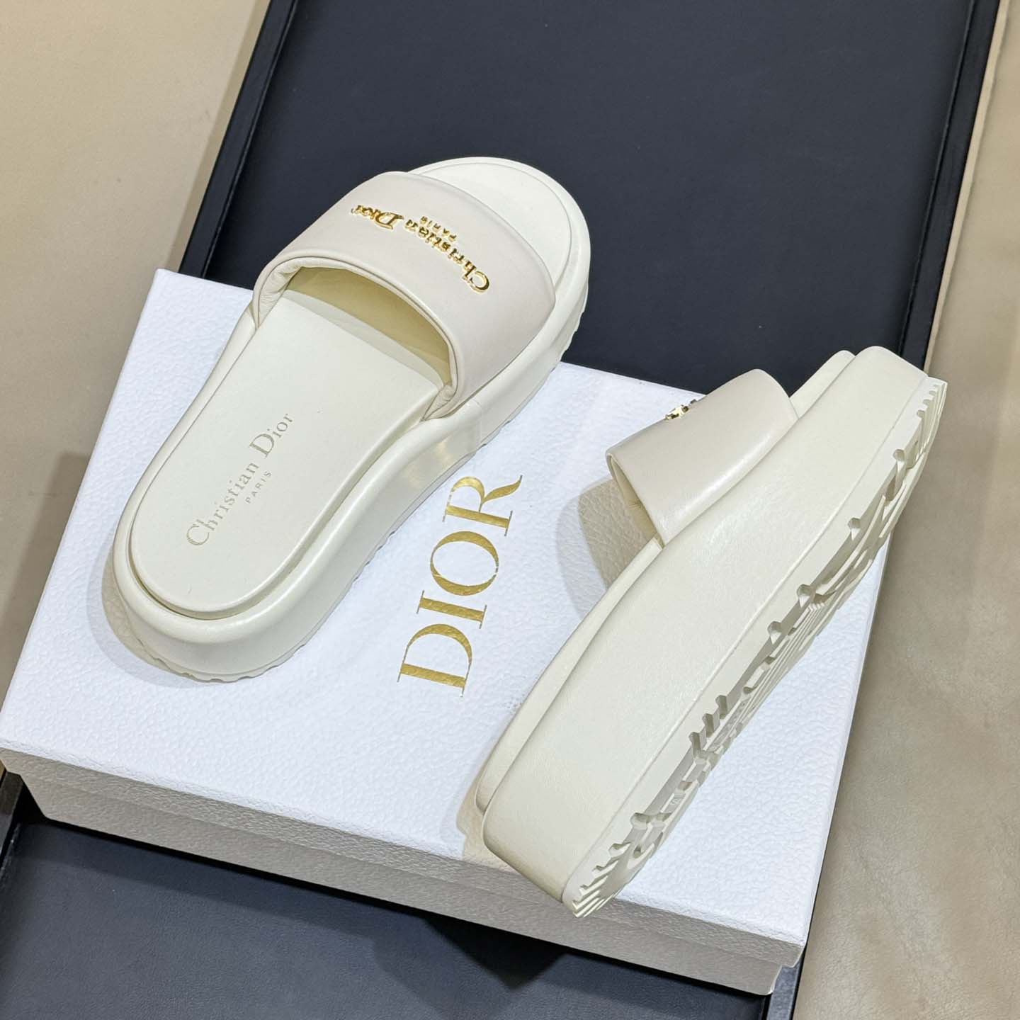 Dior D-Lane Platform Slide - DesignerGu