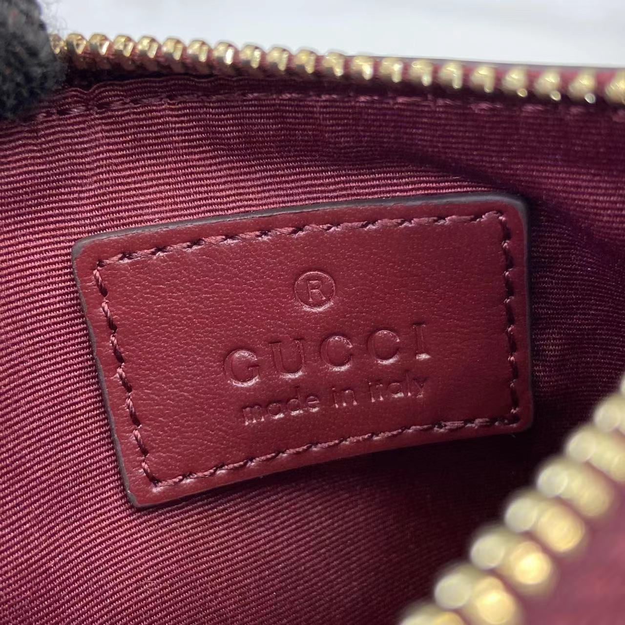 Gucci GG Marmont Zip Key Pouch - DesignerGu