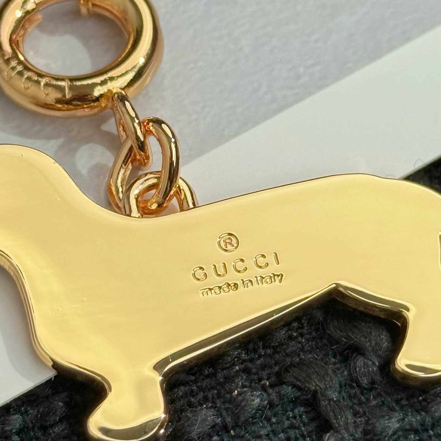 Gucci Red Dog-Shaped Bag - DesignerGu