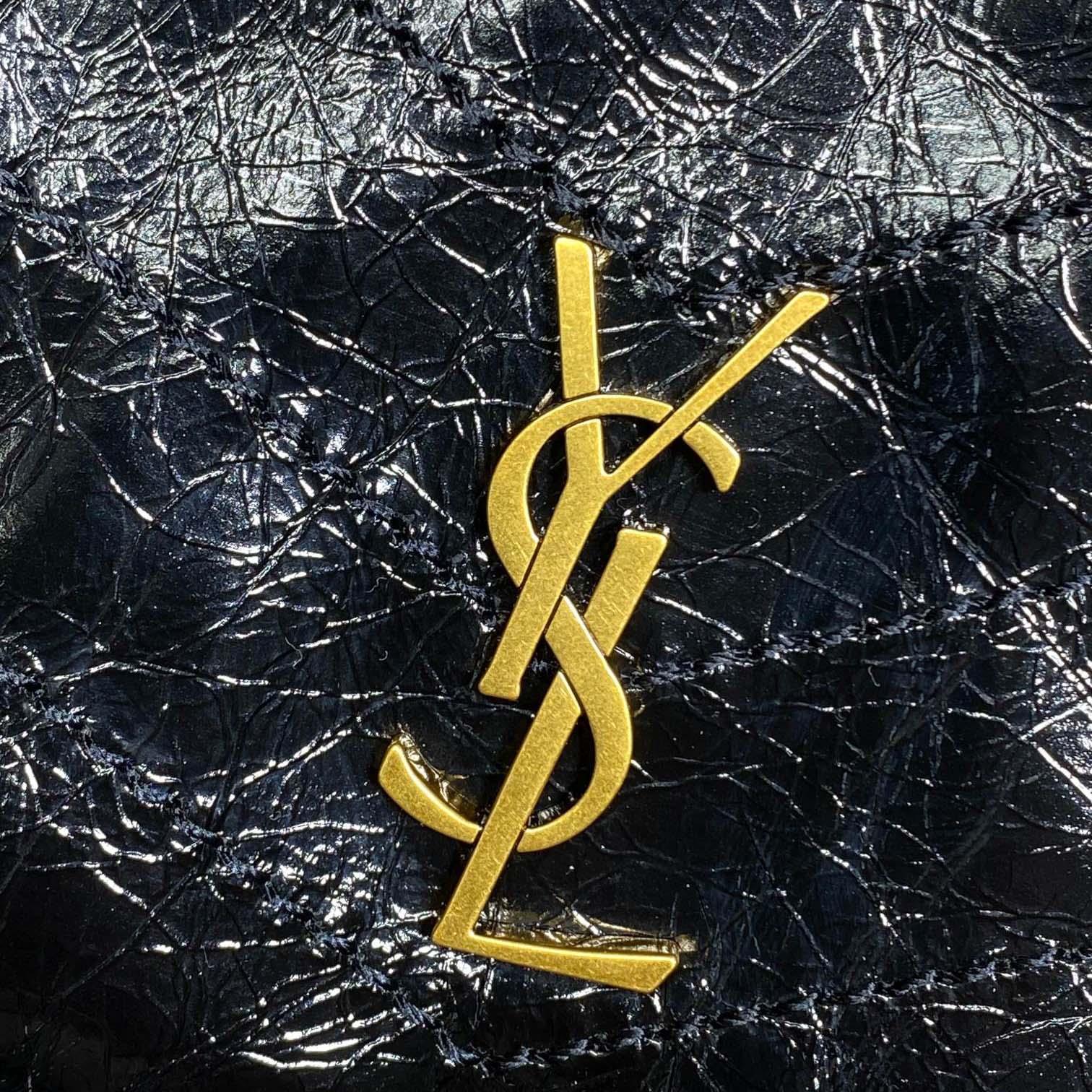 Saint Laurent Nini Small Shopping In Vintage Leather  - DesignerGu