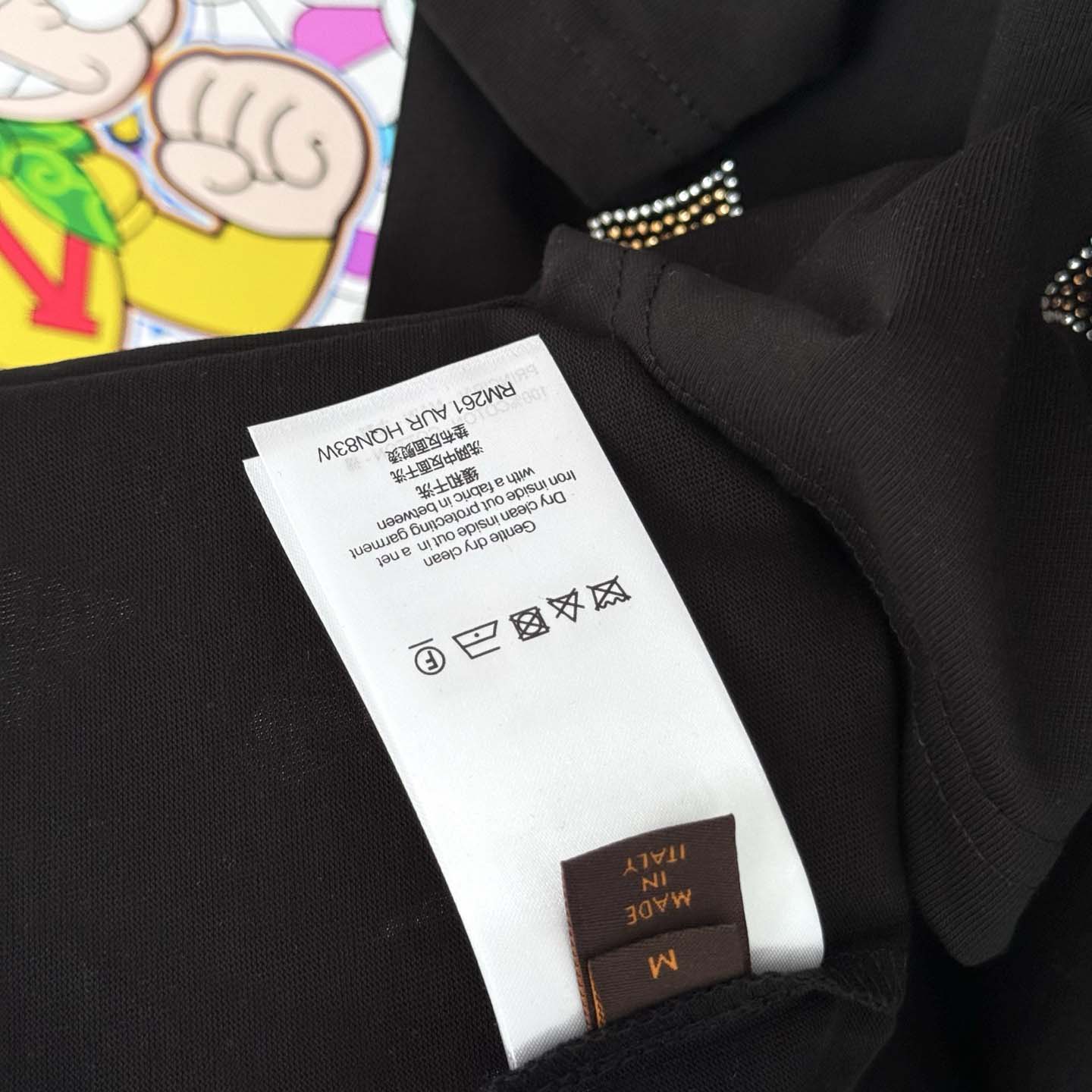  Louis Vuitton Embellished Short-Sleeved Crewneck   1AJR09 - DesignerGu