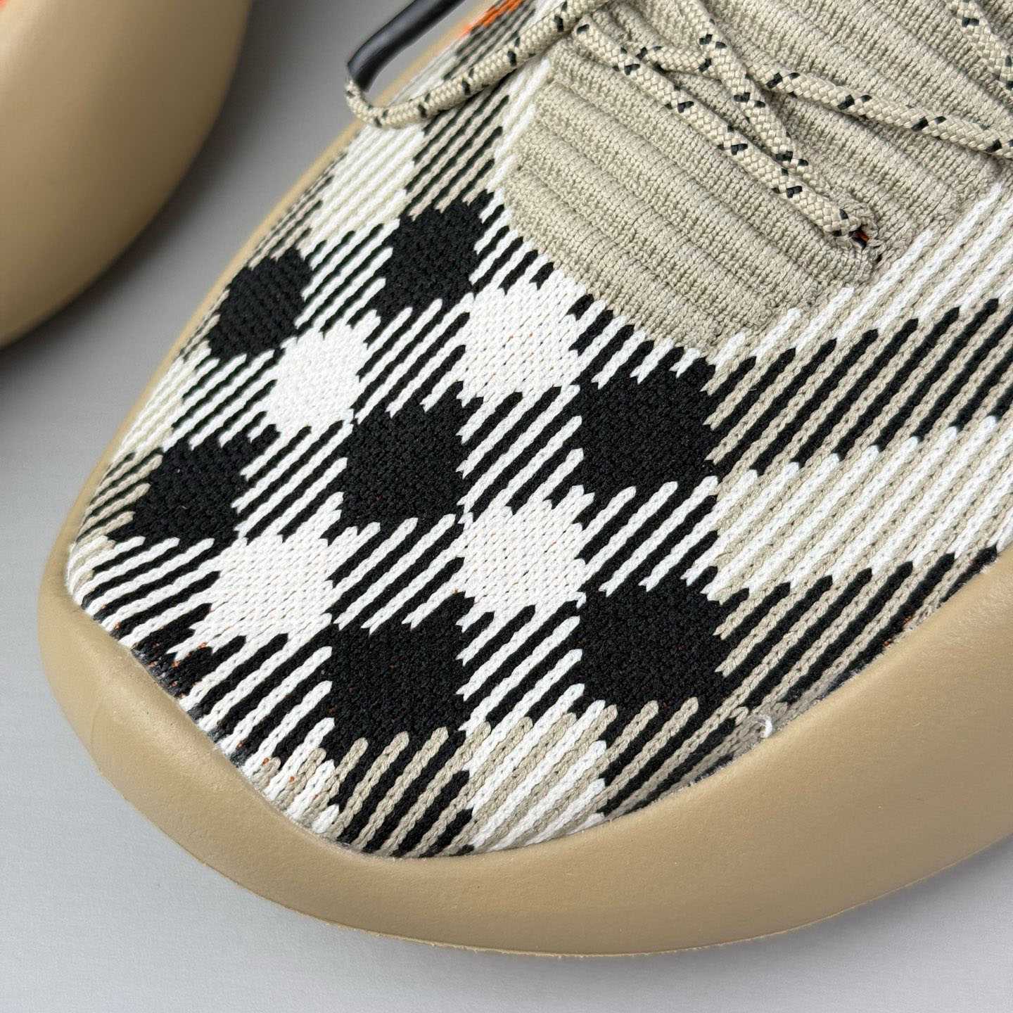 Burberry Check Knit Neptune Sneakers - DesignerGu