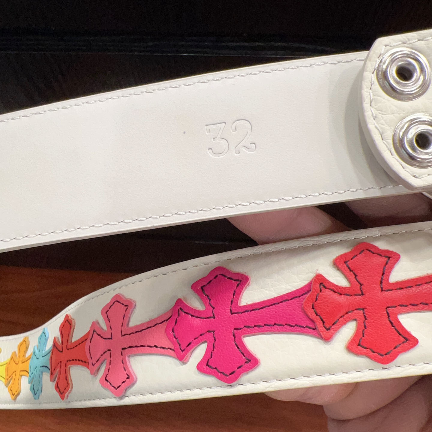 Chrome Hearts Leather Belt   - DesignerGu