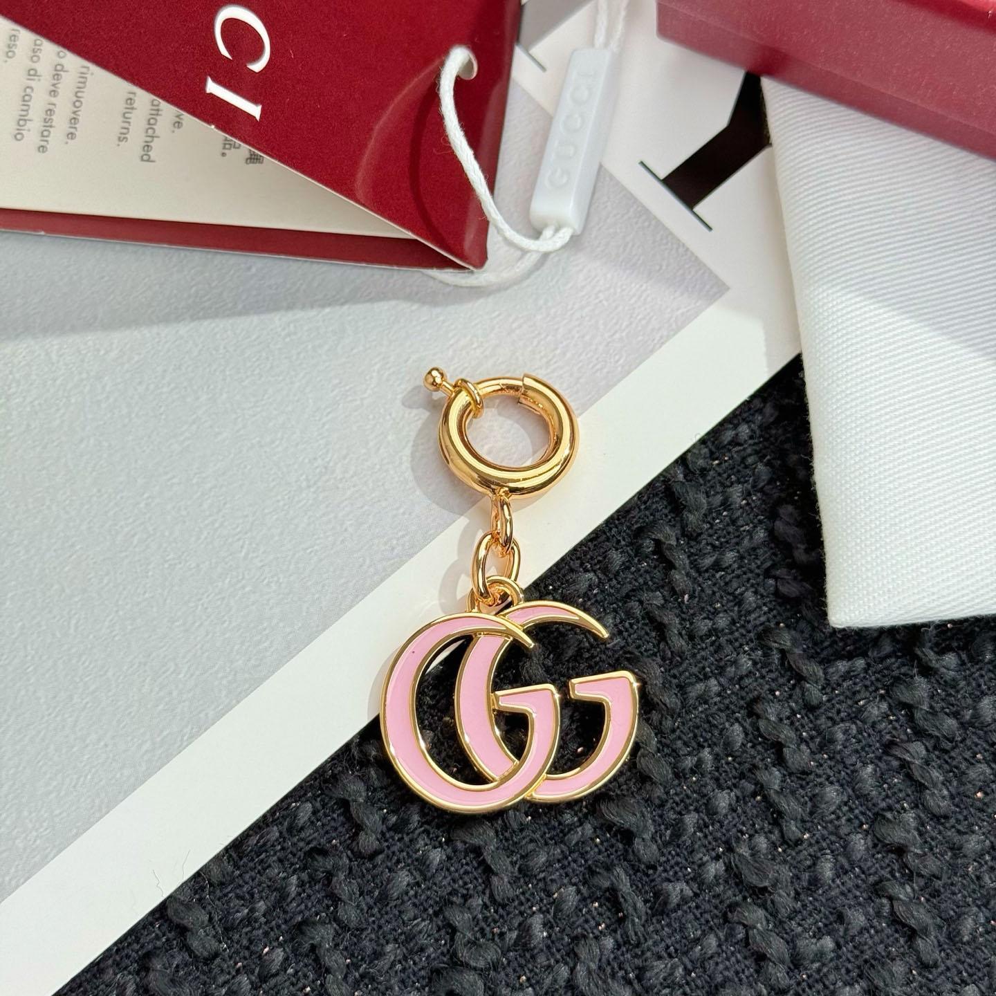 Gucci Double G Bag Charm - DesignerGu