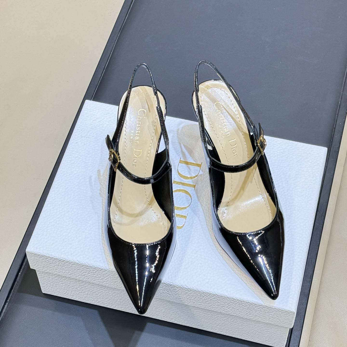 Dior Icon Slingback Pump  - DesignerGu