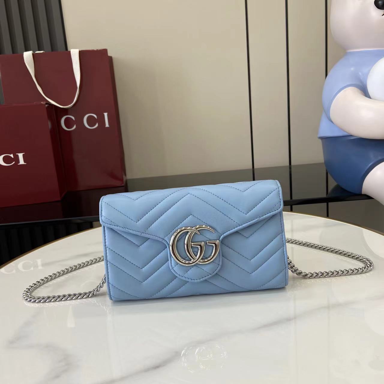 Gucci GG Marmont Wallet On Chain - DesignerGu
