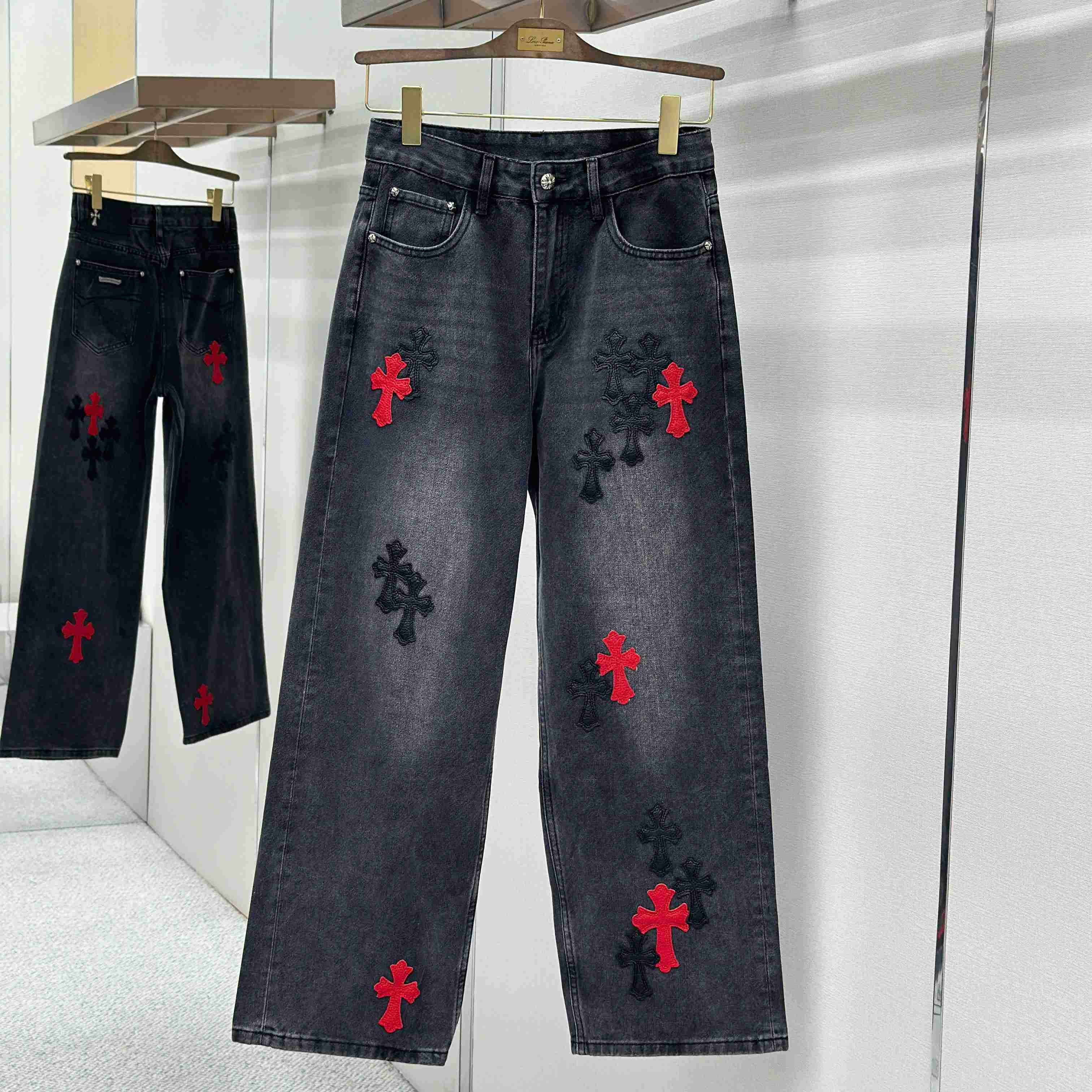 Chrome Hearts Jeans - DesignerGu