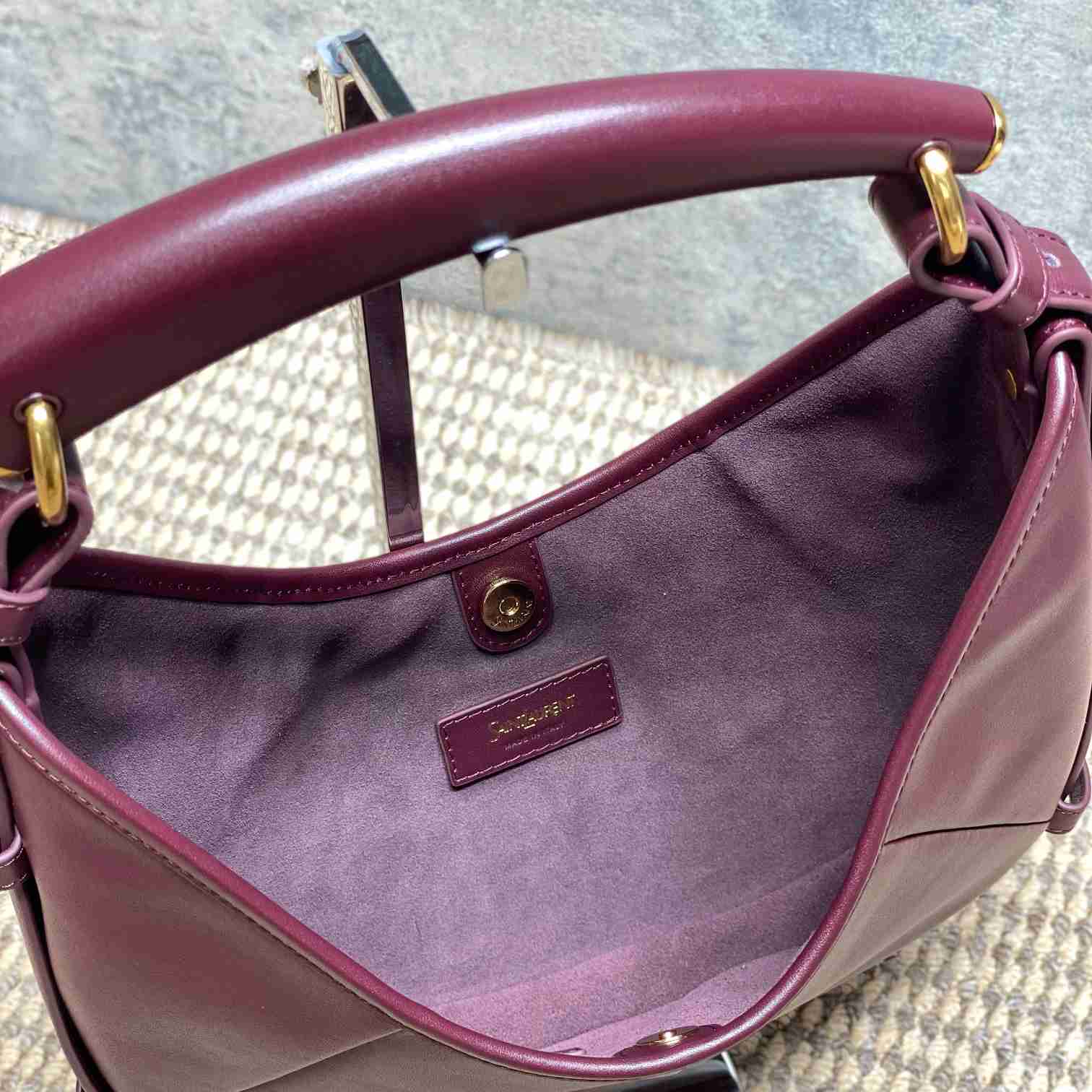 Saint Laurent MOMBASA Small In Leather - DesignerGu