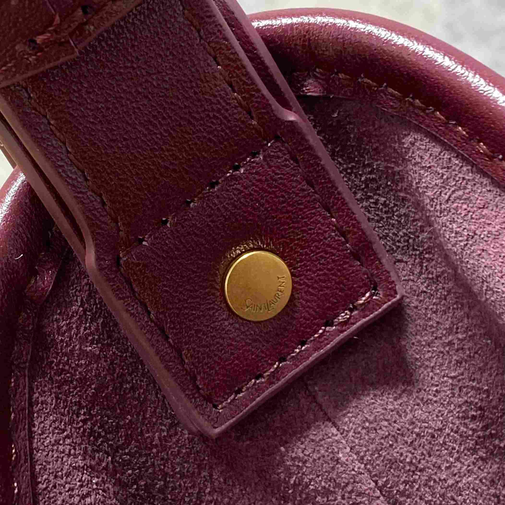 Saint Laurent MOMBASA Small In Leather - DesignerGu