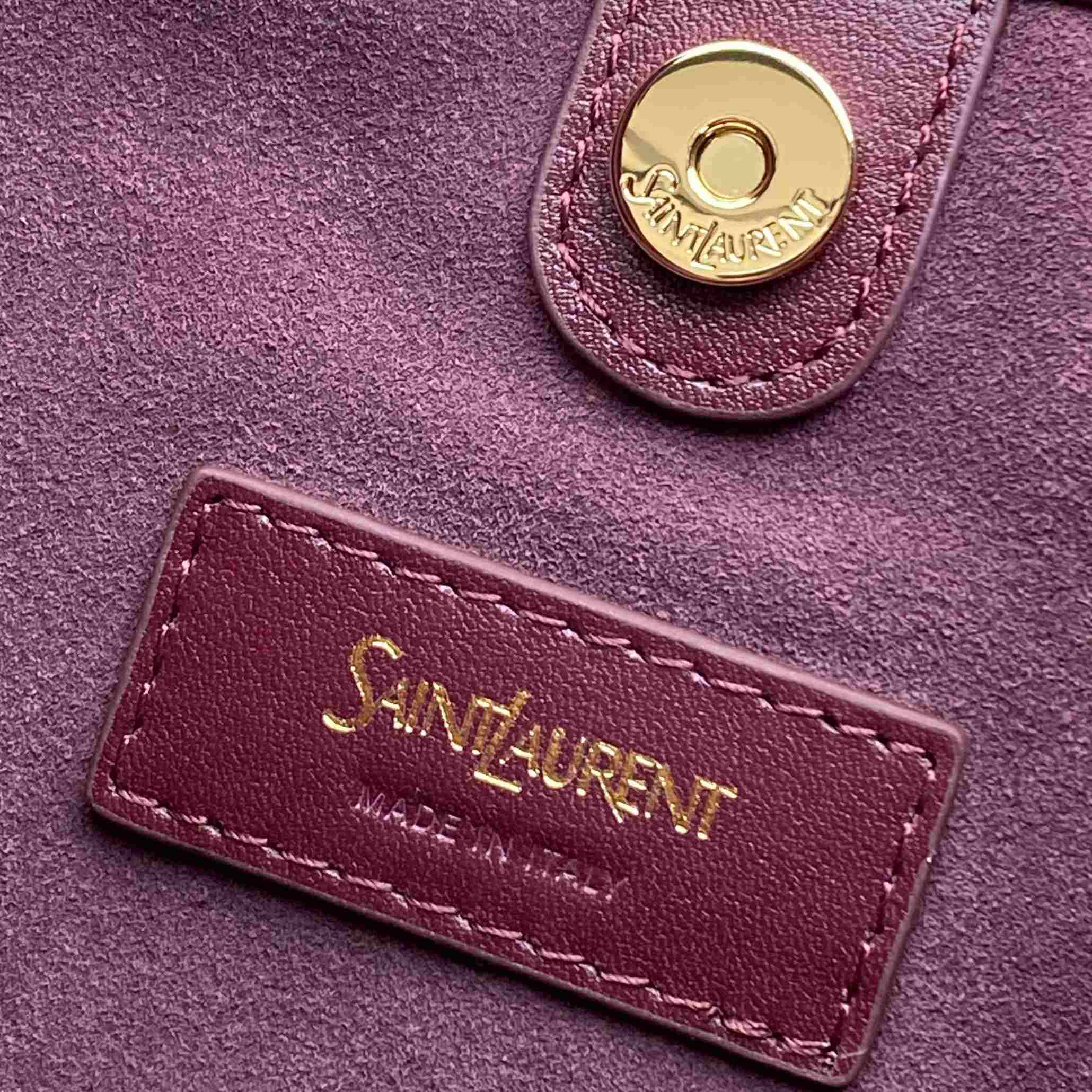 Saint Laurent MOMBASA Small In Leather - DesignerGu