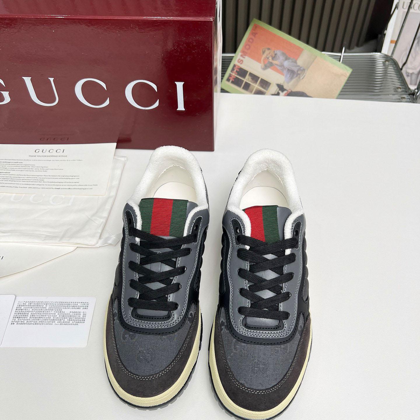 Gucci Re-Web Sneakers - DesignerGu