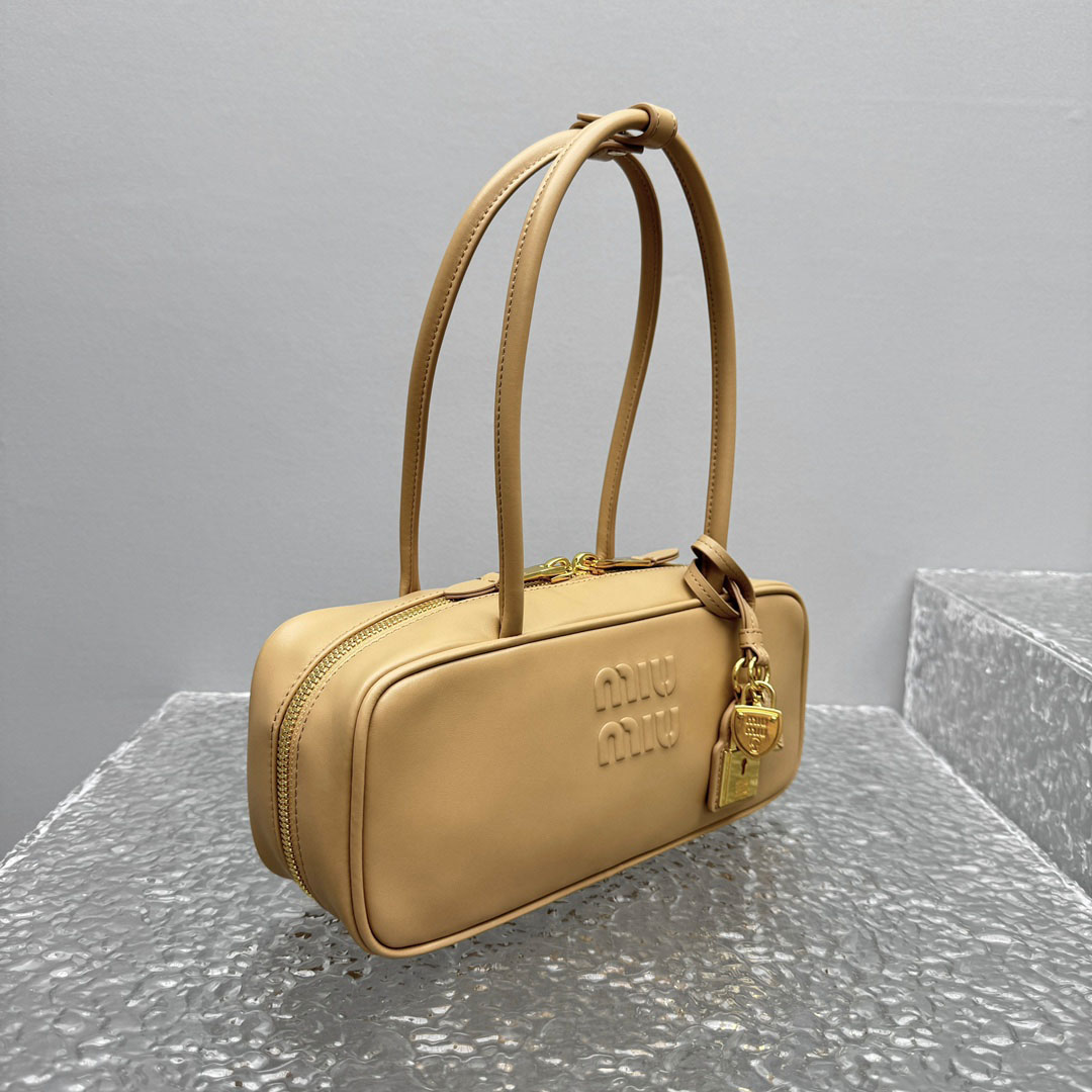 Miu Miu Beau Leather Bag - DesignerGu